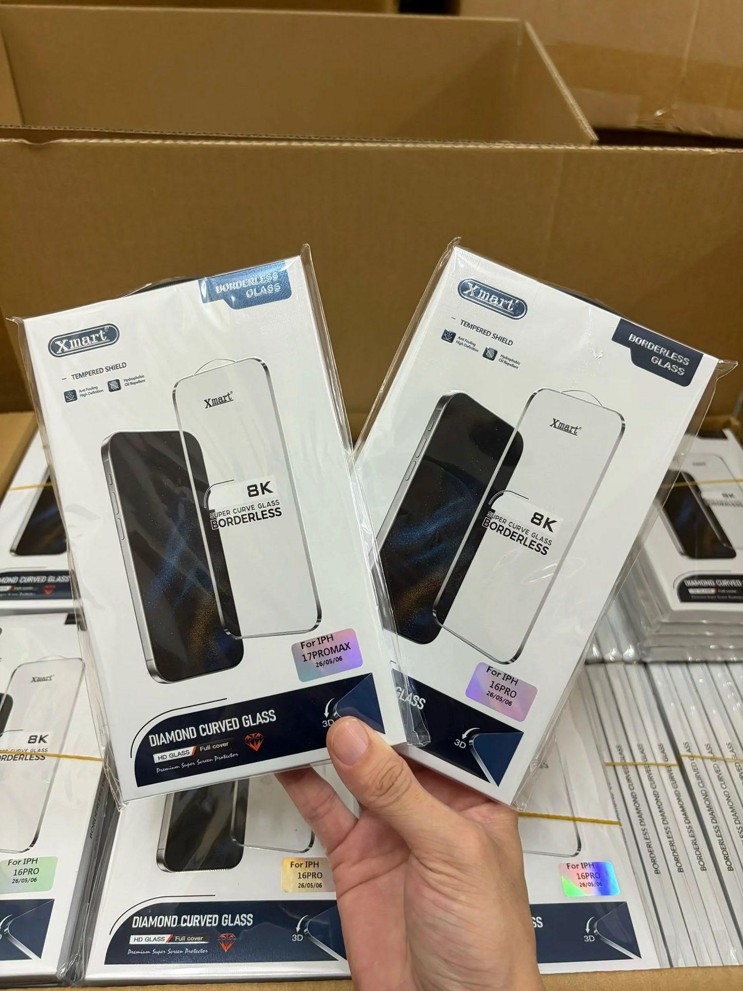 XMART 8K Borderless Super Curved Diamond Glass