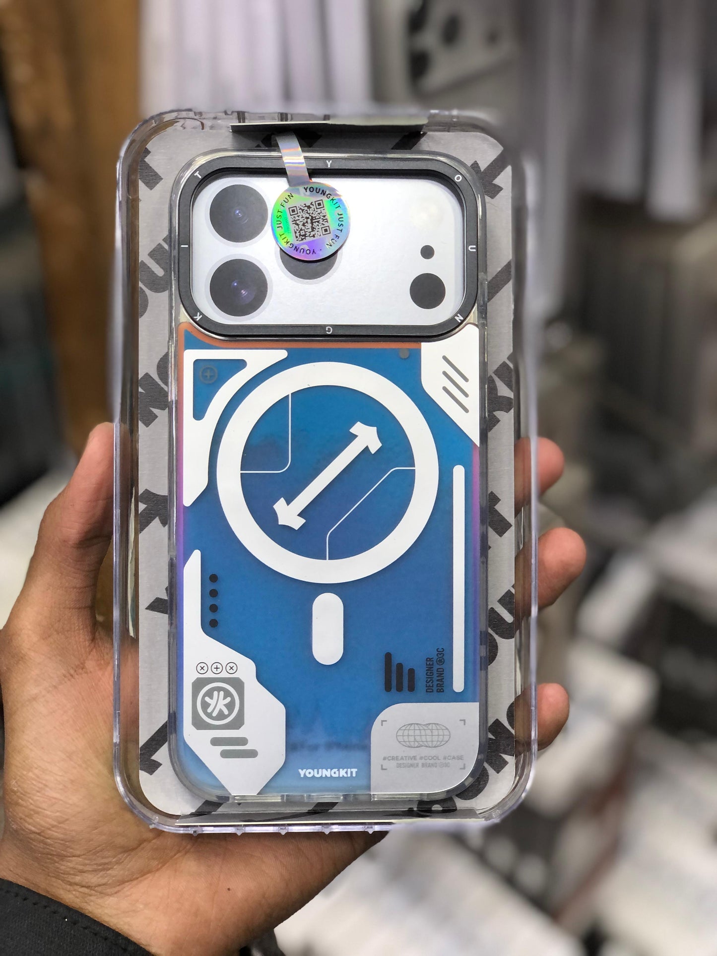 Youngkit Liquid Sand Series Cosmic Orange Case 17 Pro And Max