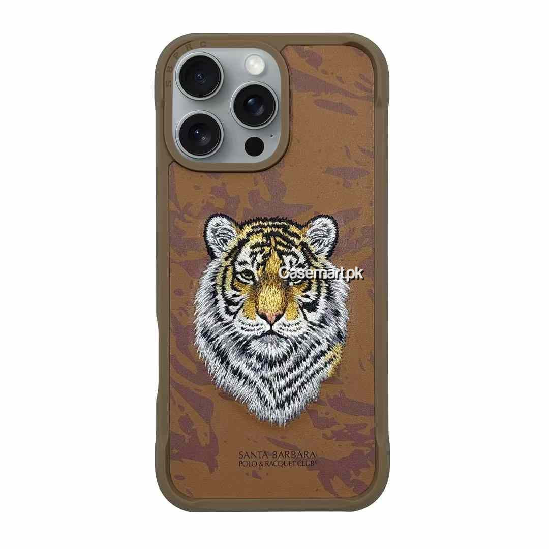 Polo Santa Barbara original savanna series case in genuine leather for Apple iPhone 16 pro max