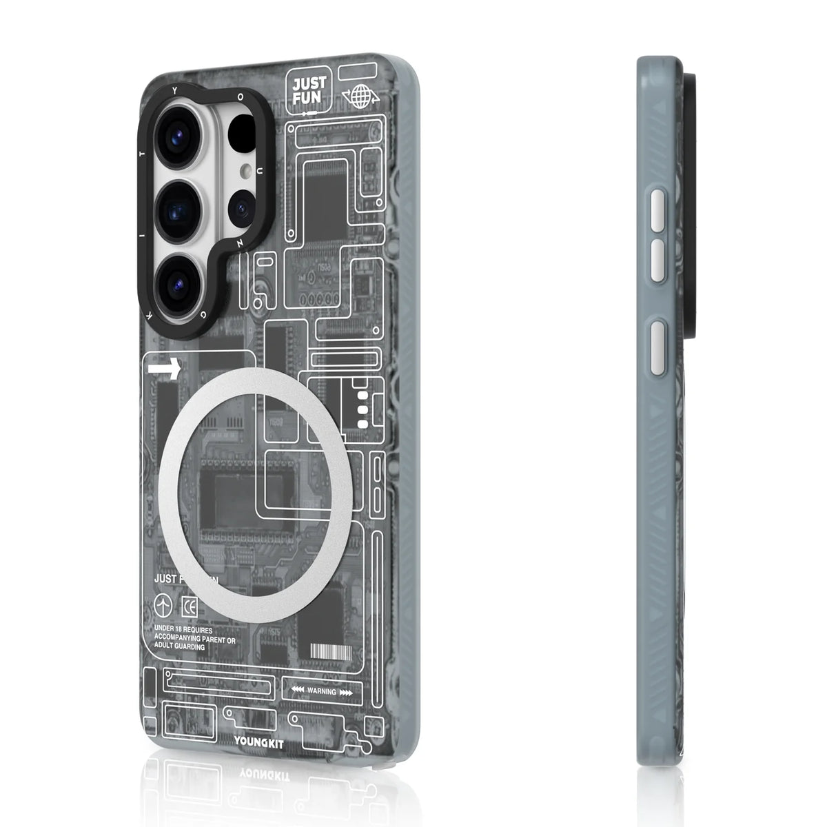 Original YoungKit Technology Circuit MagSafe Case Samsung Galaxy S26 Ultra