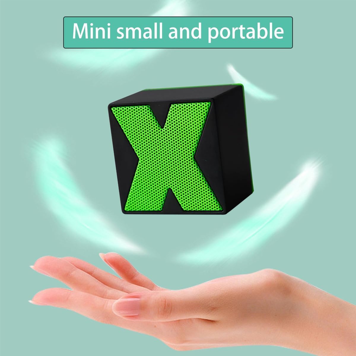 X1 Mini Metal Boom Portable Bluetooth Stereo Speaker – Wireless Outdoor with Deep Bass - Compact for Travel