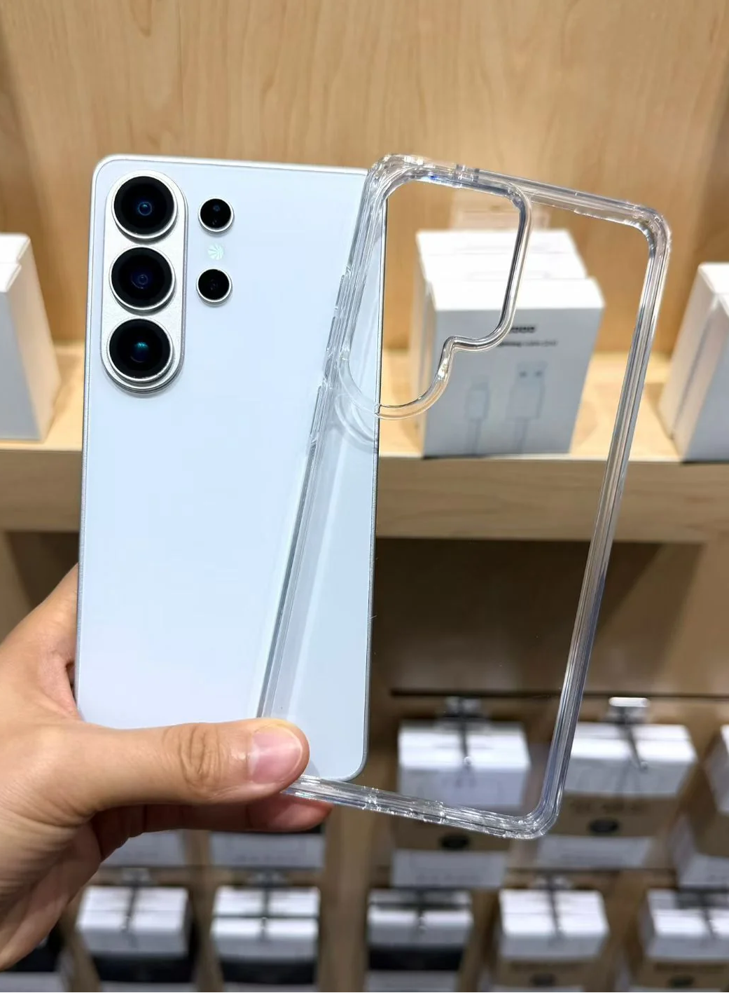 Kz-Doo Clear Guardian Series Non-Yellowing Soft Case For S26 Ultra