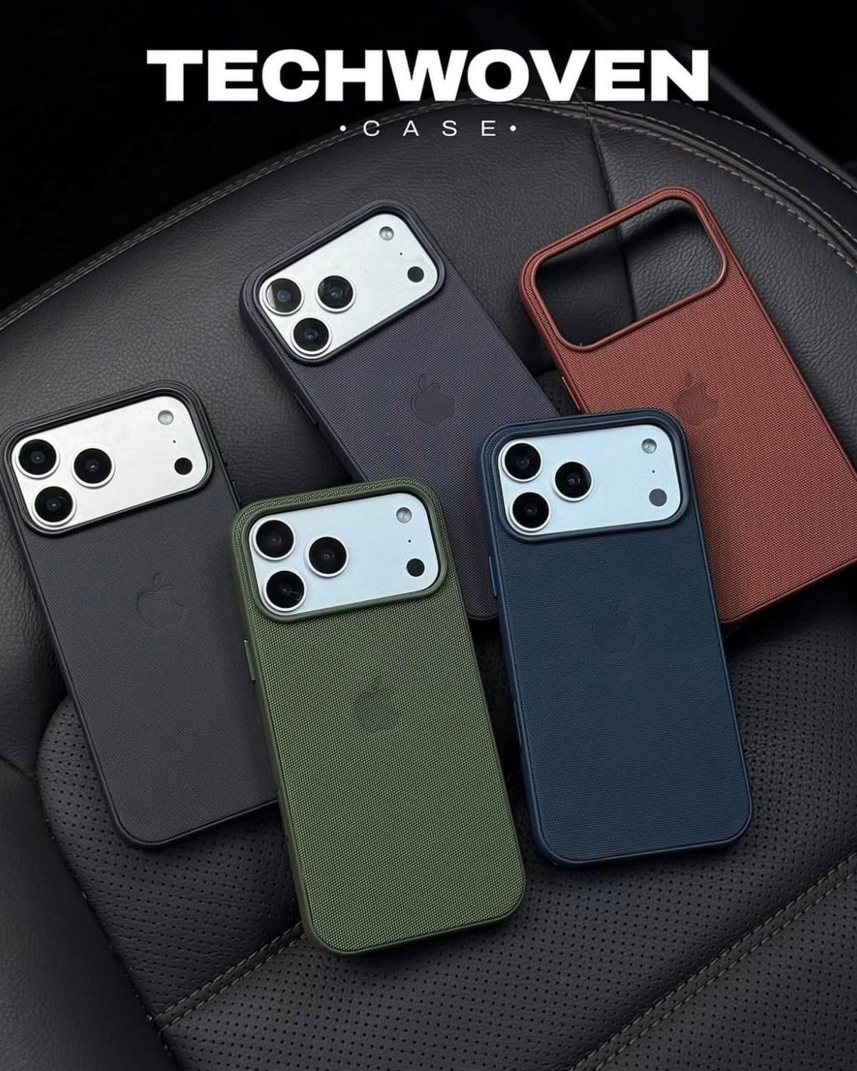 Apple Official TechWoven Cases Same As Original With Pop-Up