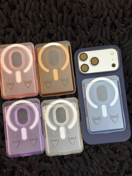 Matte Acrylic MagSafe Card Wallets