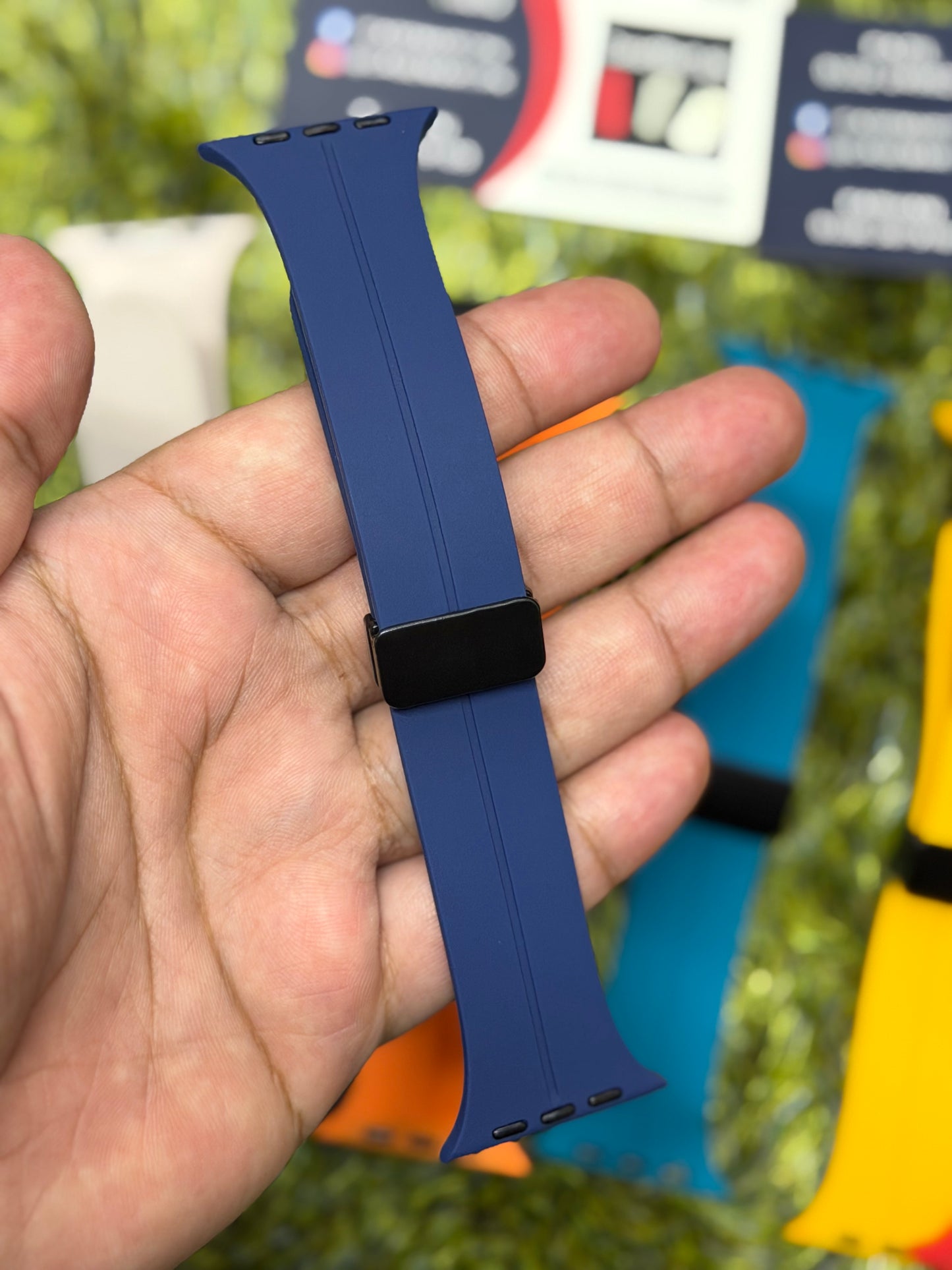 Silicone Magnet Buckle Strap for Apple Watch - 42mm to 49mm