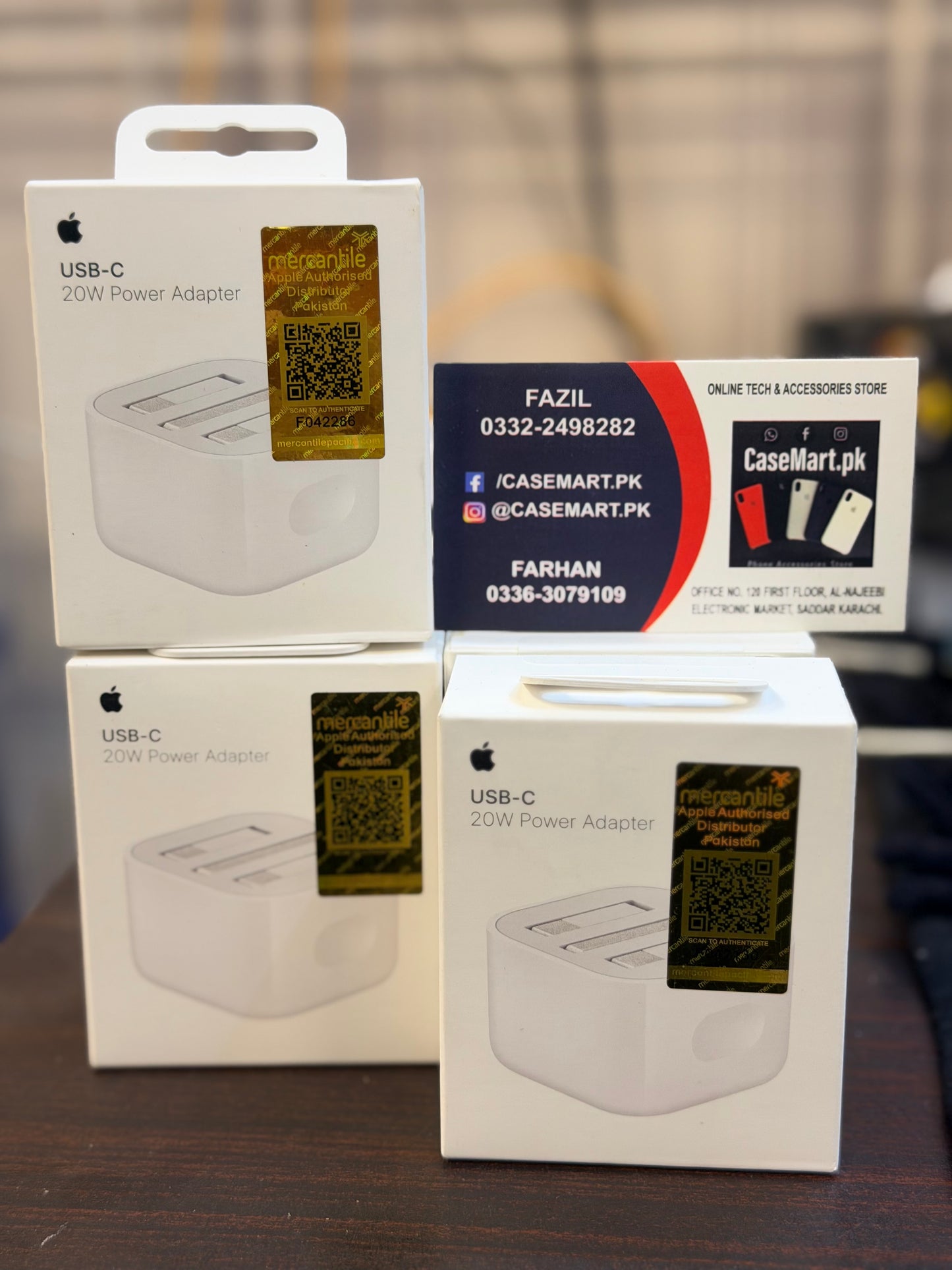 Apple Store Original 20W Power Adapter With 1 Year Warranty