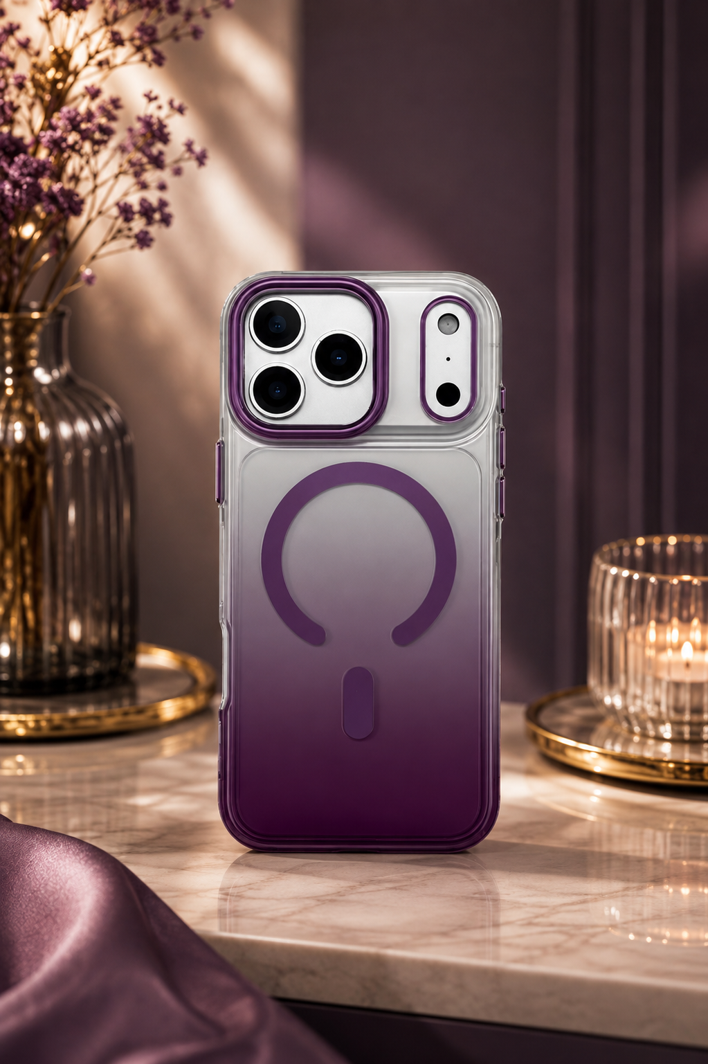 Polo Santa Barbara Augus MagSafe Case for iPhone 18 / 17 Pro Max – Slim Dual Tone Matte Finish Shockproof Back Cover (Non-Yellowing)