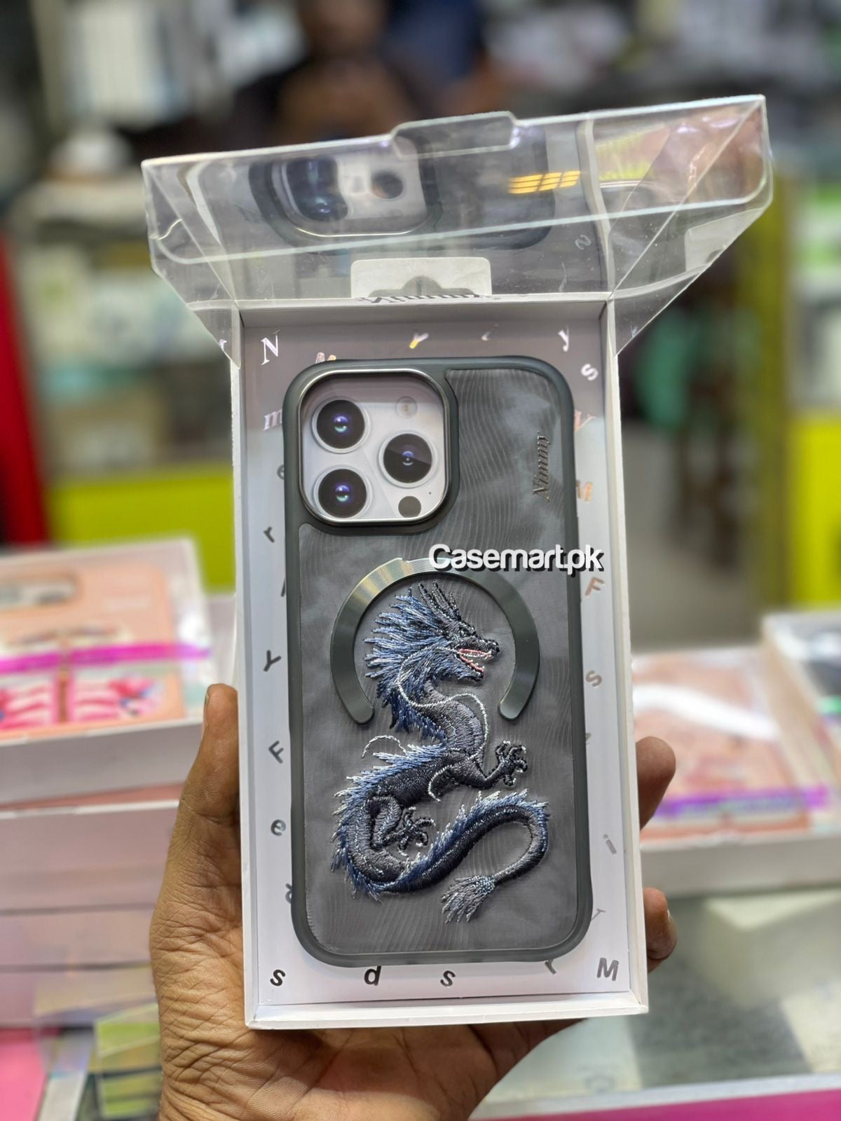 Nimmy original fantasy animal case finewoven+magsafe for Apple iPhone 16 pro max