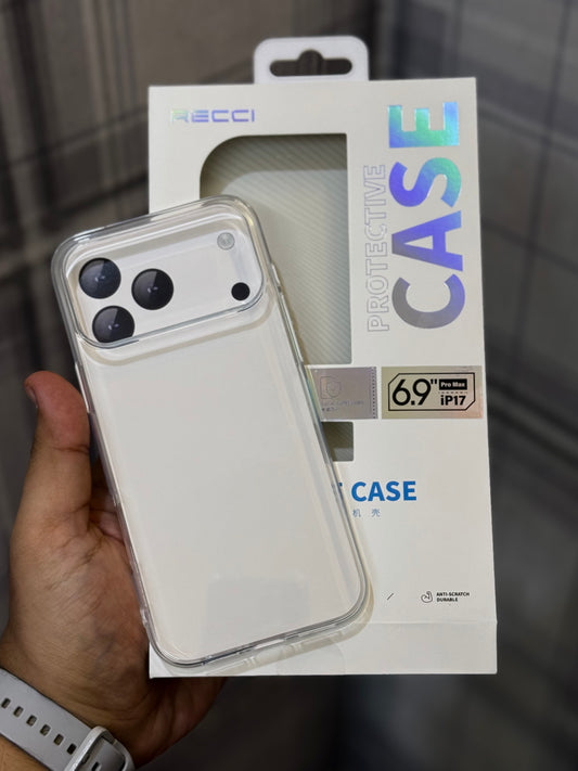 RECCI Soft Crystal Clear Case for iPhone 17 Series
