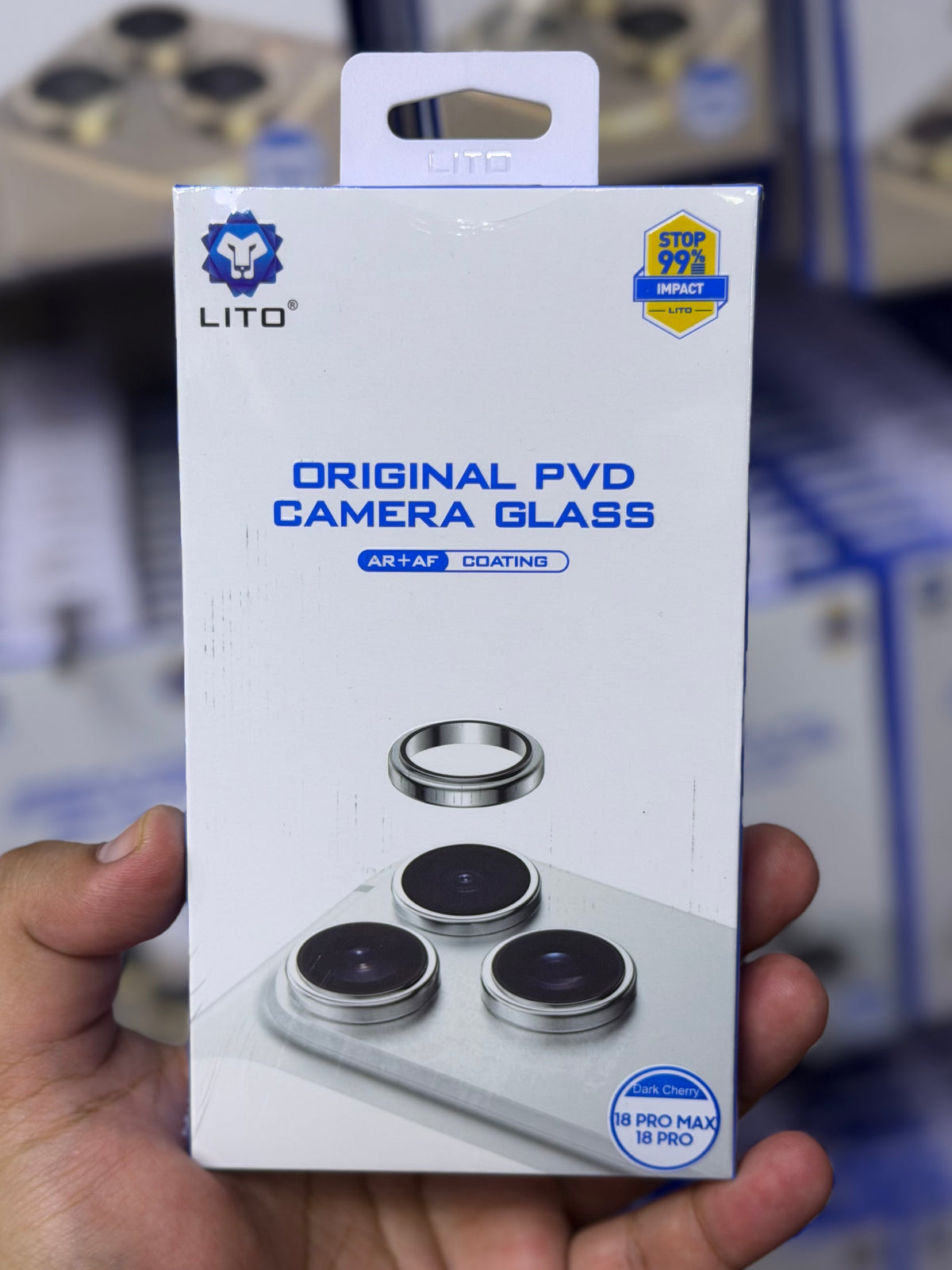 Original LITO Sapphire PVD Camera Lens Rings for 18 Pro & 18 Pro Max