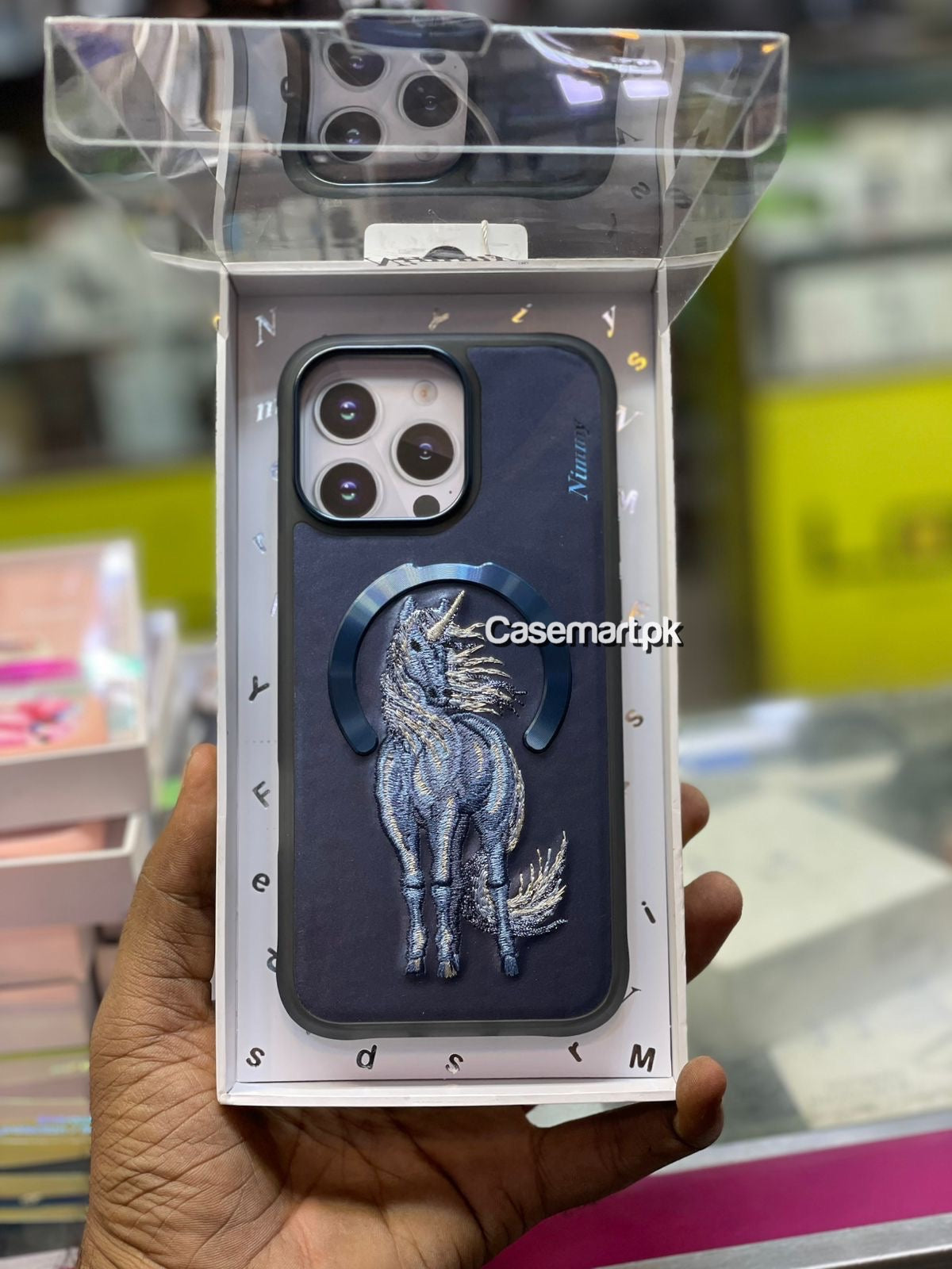 Nimmy original fantasy animal case finewoven+magsafe for Apple iPhone 16 pro max