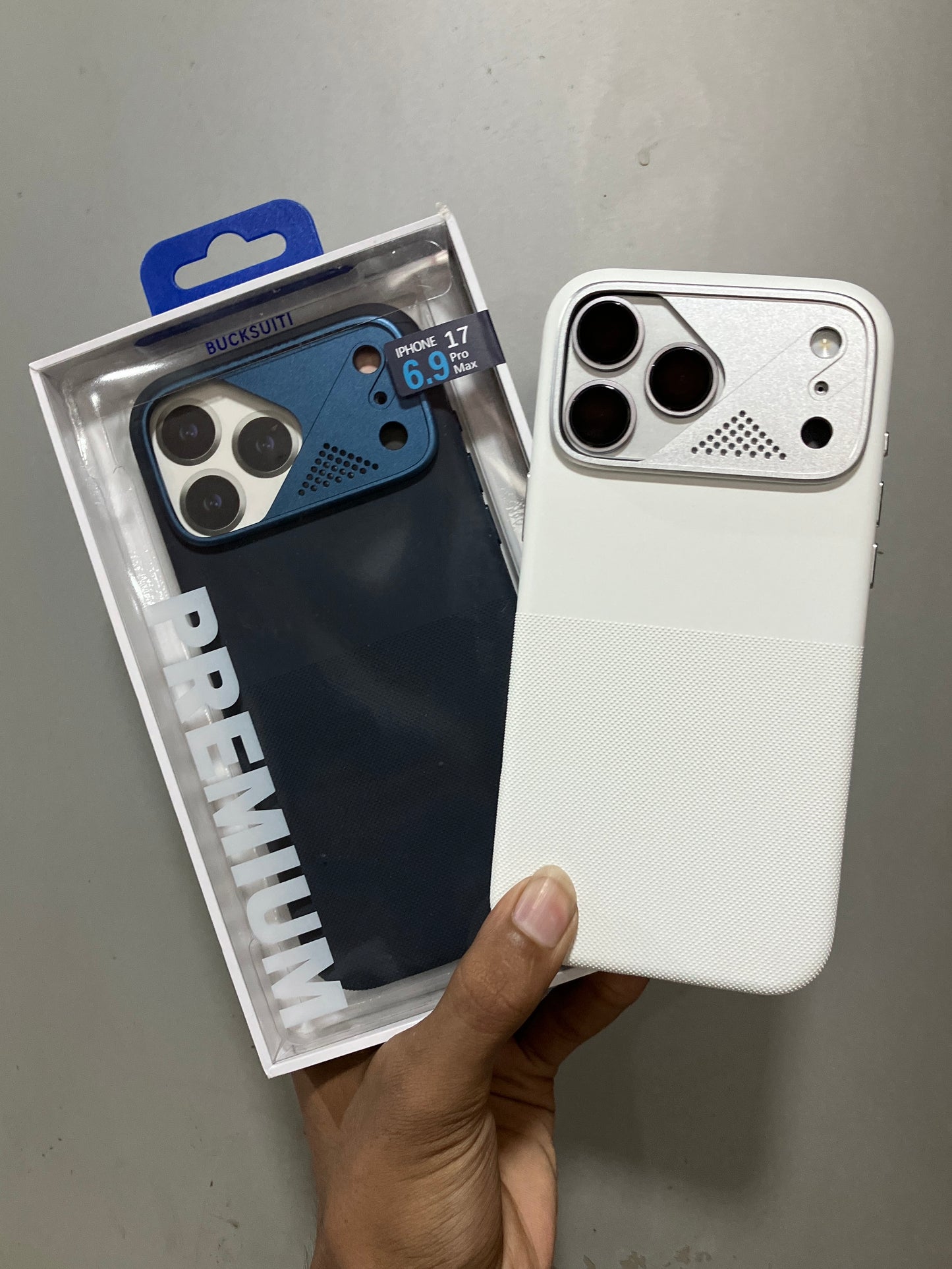 Bucksuiti Aulumu MagSafe Leather Case 17 Pro Max