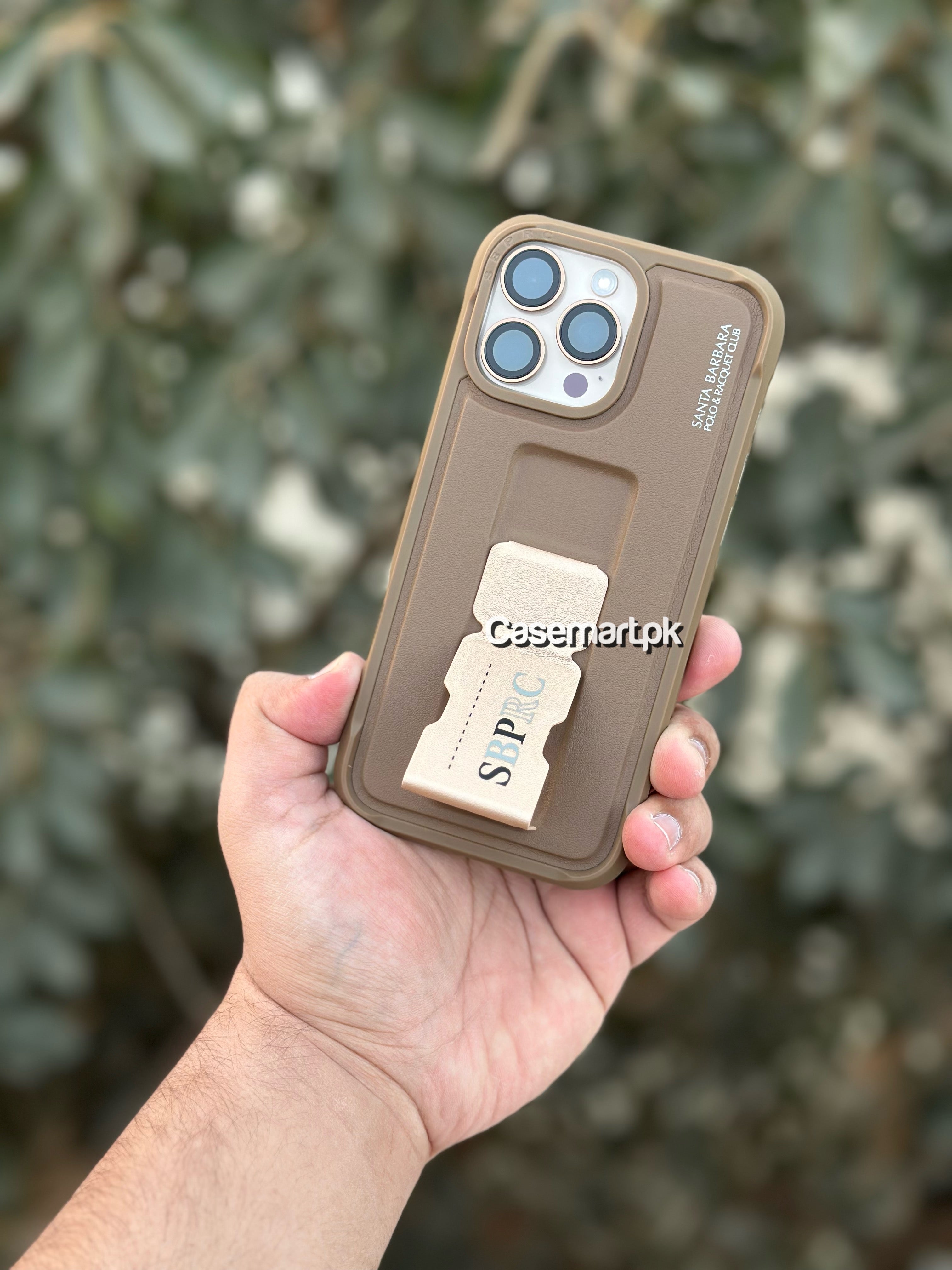 Polo Santa barbara original Kirk series case in genuine leather in Apple iPhone 16 pro max