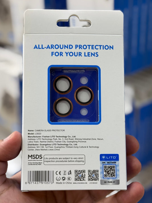 LITO S+ Mettalic HD Anti-Scratch Camera Lens Rings for 17 Series