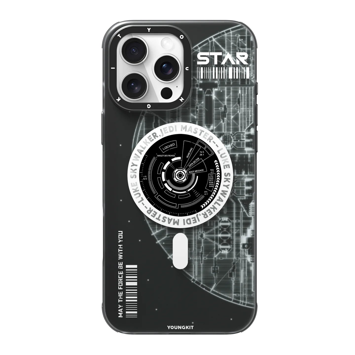 YoungKit Space Interstellar Journey Color Changing Case 16 Pro Max