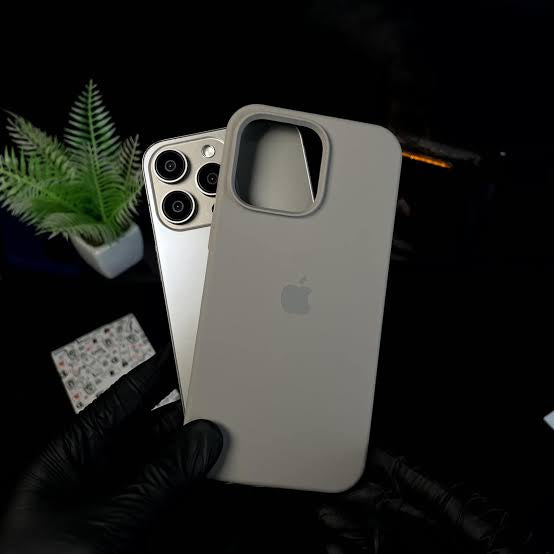Apple Official Silicone Case Titanium Grey