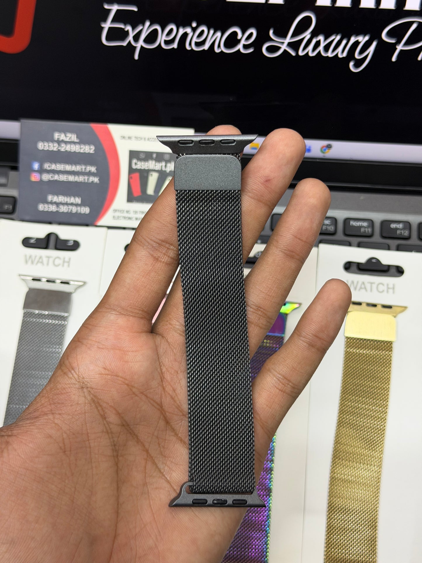 Milanese Magnetic Mesh Loop Band for Apple Watch 42 to 49 mm