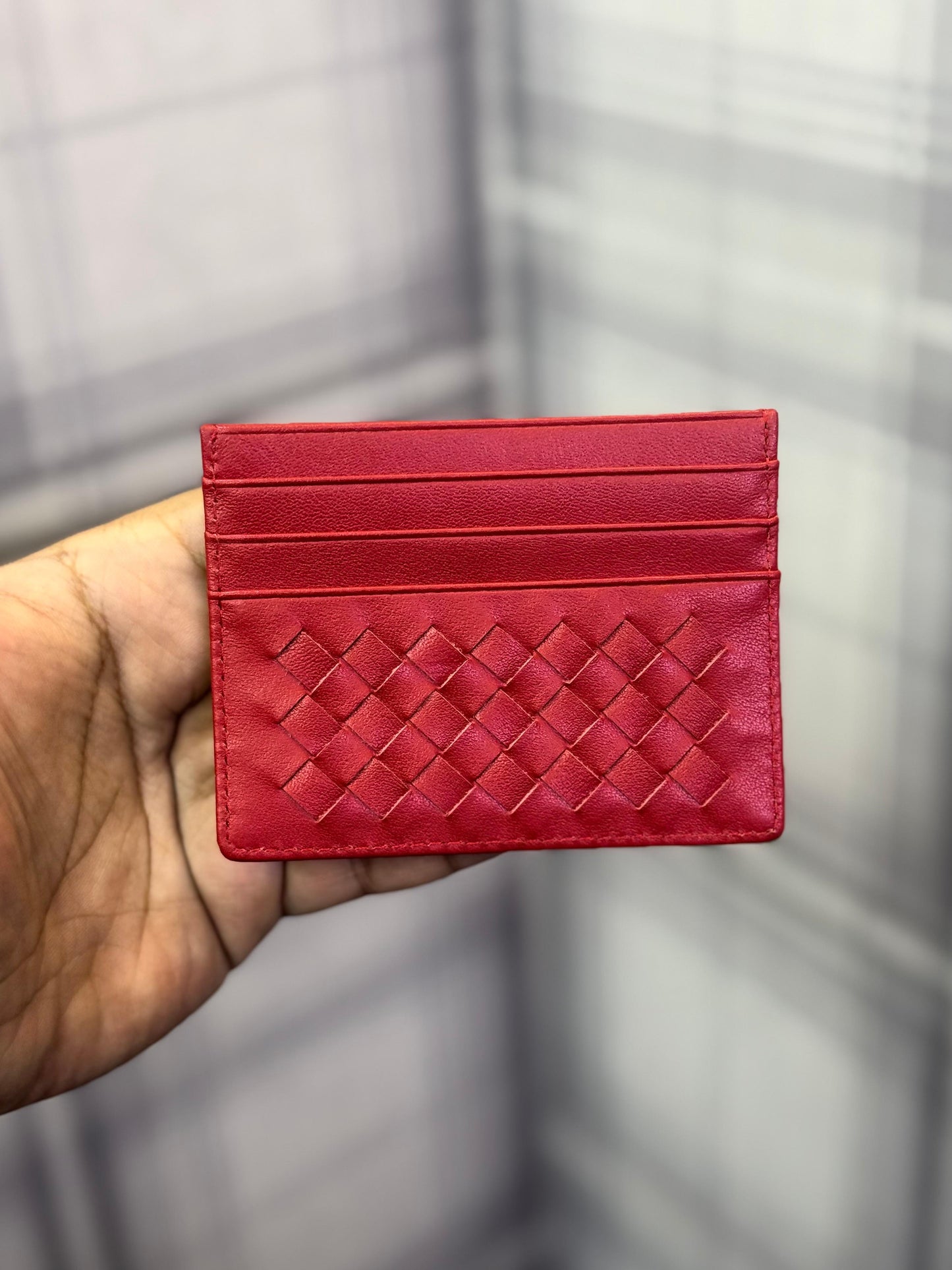 Original Polo Ravel Card Wallet Maroon Genuine leather