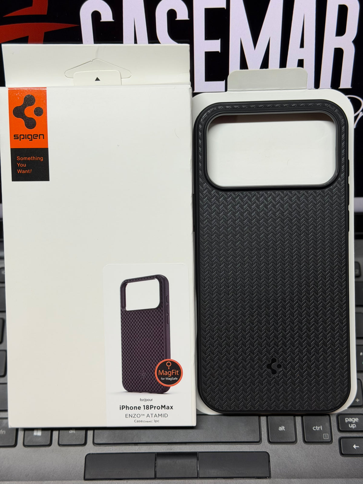 Spigen MagSafe Rugged Armor Case - MagArmor MagFit Enzo Series for iPhone 17/18 Pro Max