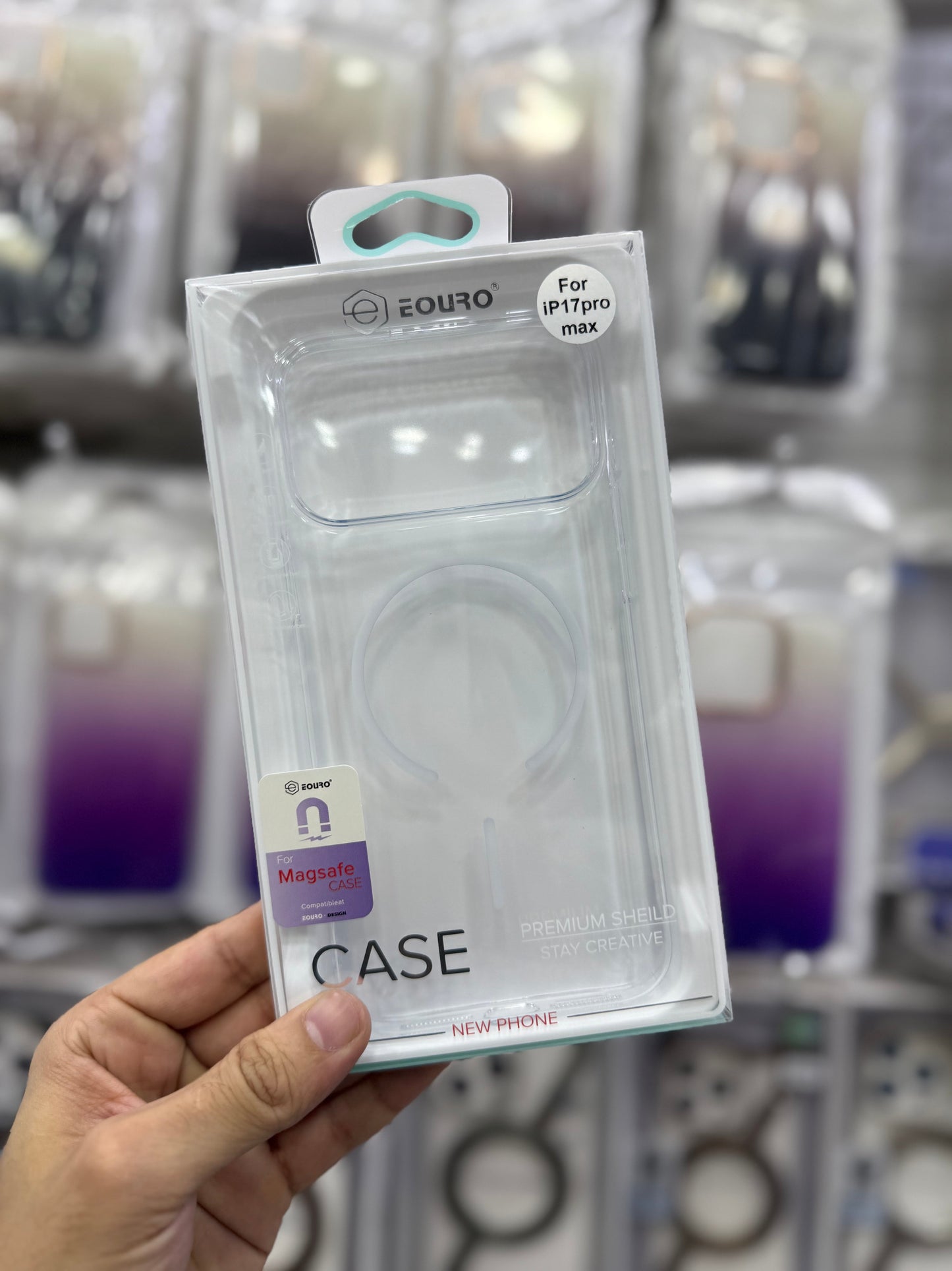 Eouro Slim Clear MagSafe Case - 17 Pro & 17 Pro Max