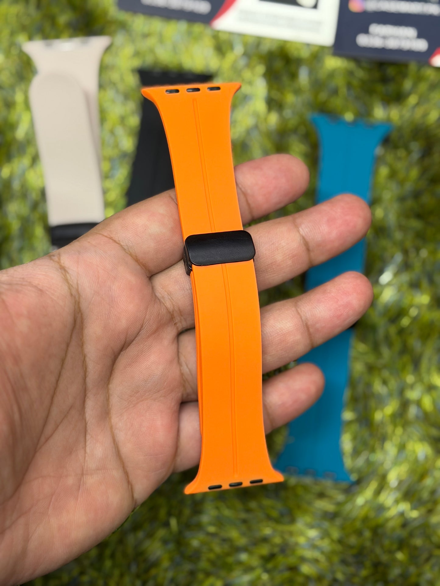 Silicone Magnet Buckle Strap for Apple Watch - 42mm to 49mm