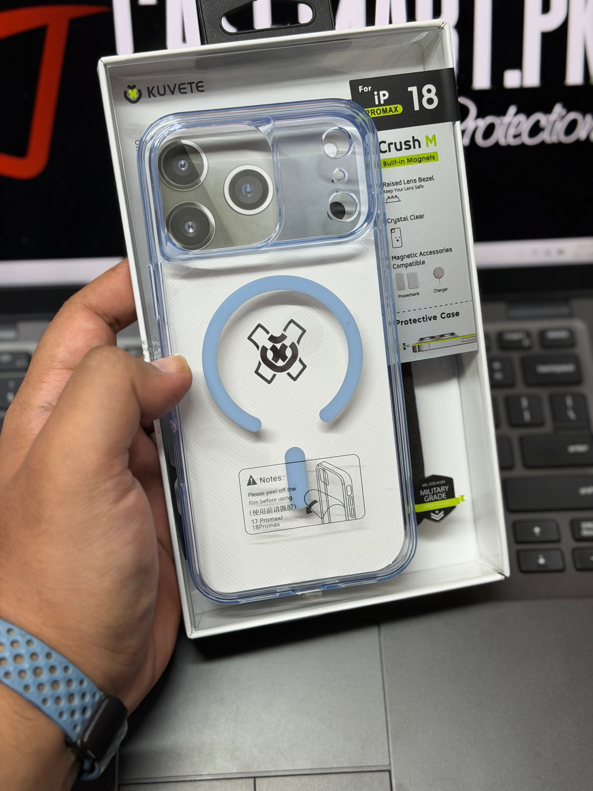 Kuvete MagSafe Crush Series Case for iPhone 18 Pro Max - Shockproof Magnetic Cover with Slim Anti-Yellowing Technology