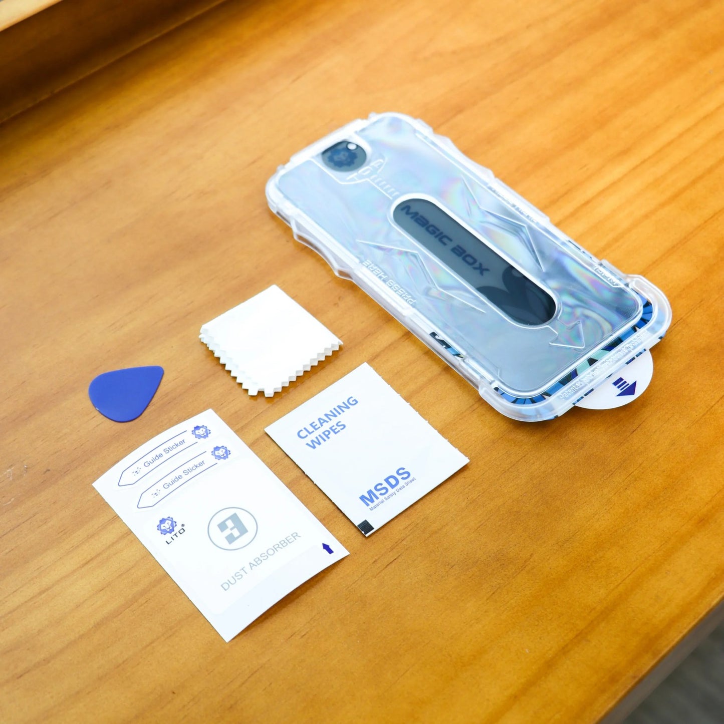 LITO Magic Glass Screen Protector Box With Applying Kit - Clear, Privacy & Matte for Apple iPhone | D+ Tools Series