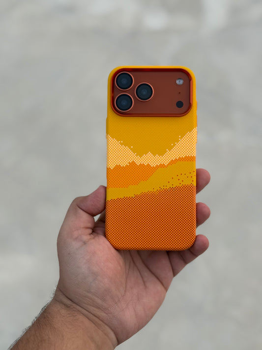 Orange Mountains Carbon Fibre With MagSafe LUXO 17 Pro Max