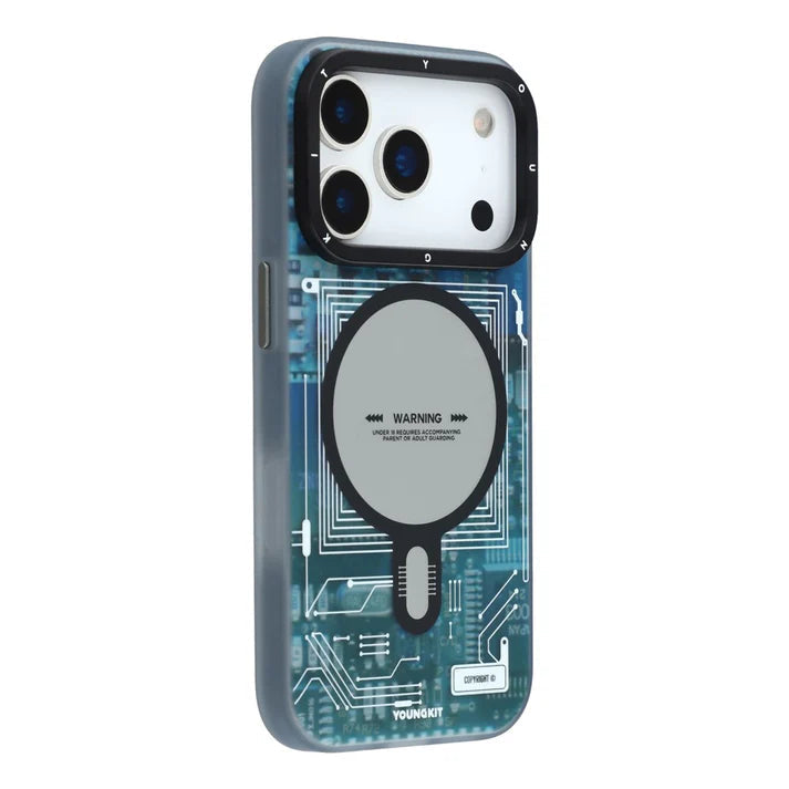 YOUNGKIT Technology Series Matte Finish Cover with Magsafe for iPhone 17 Pro Max