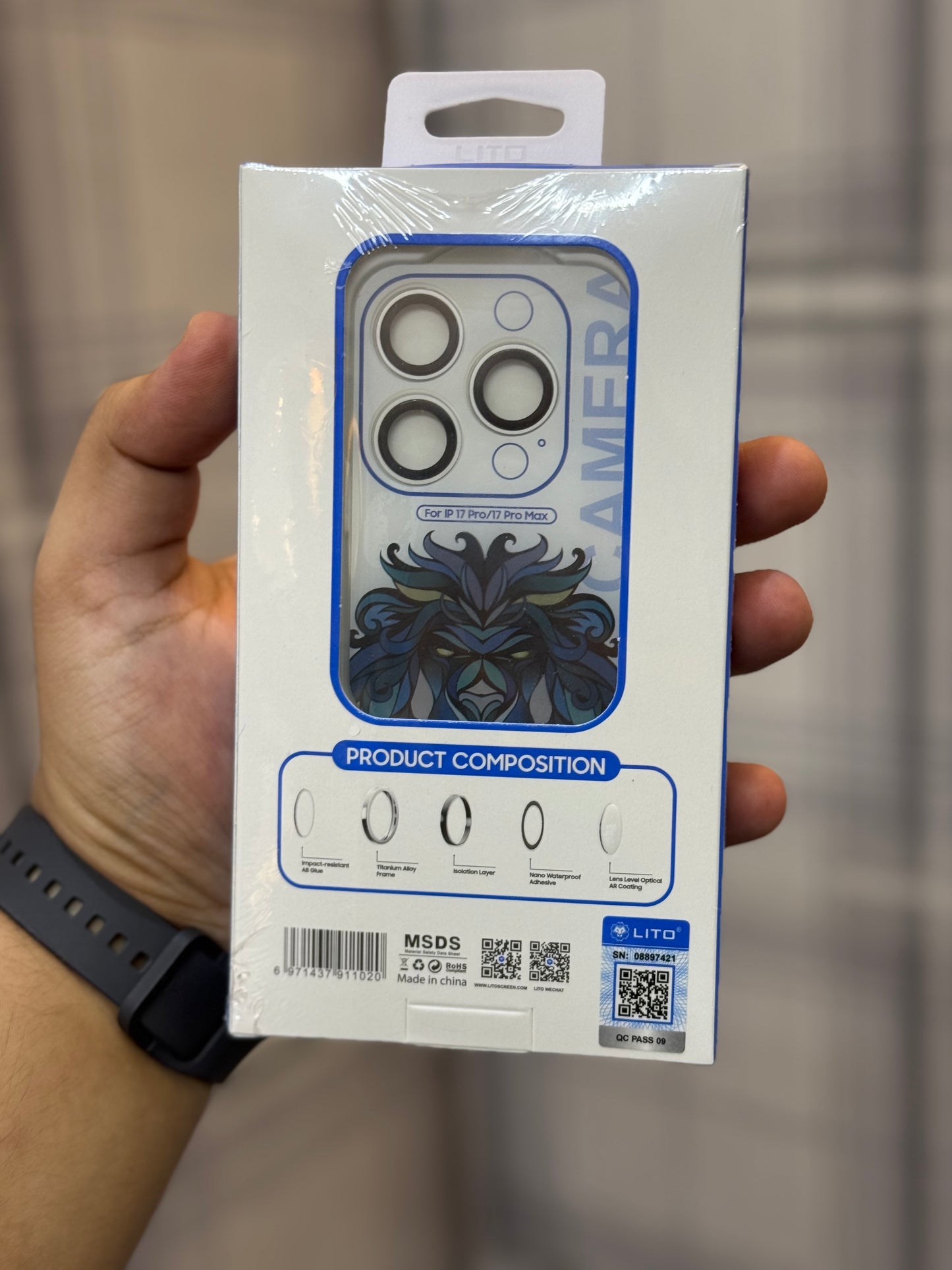 LITO Sapphire PVD Camera Lens Rings for 17 Series