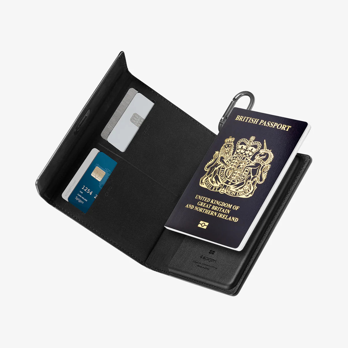Spigen Passport Card Holder - Universal Travel Wallet Case