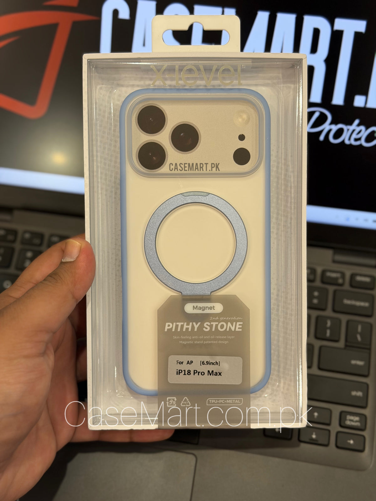 X-Level Pithy Stone Stand Case with MagSafe - Skin Feel Matte Series