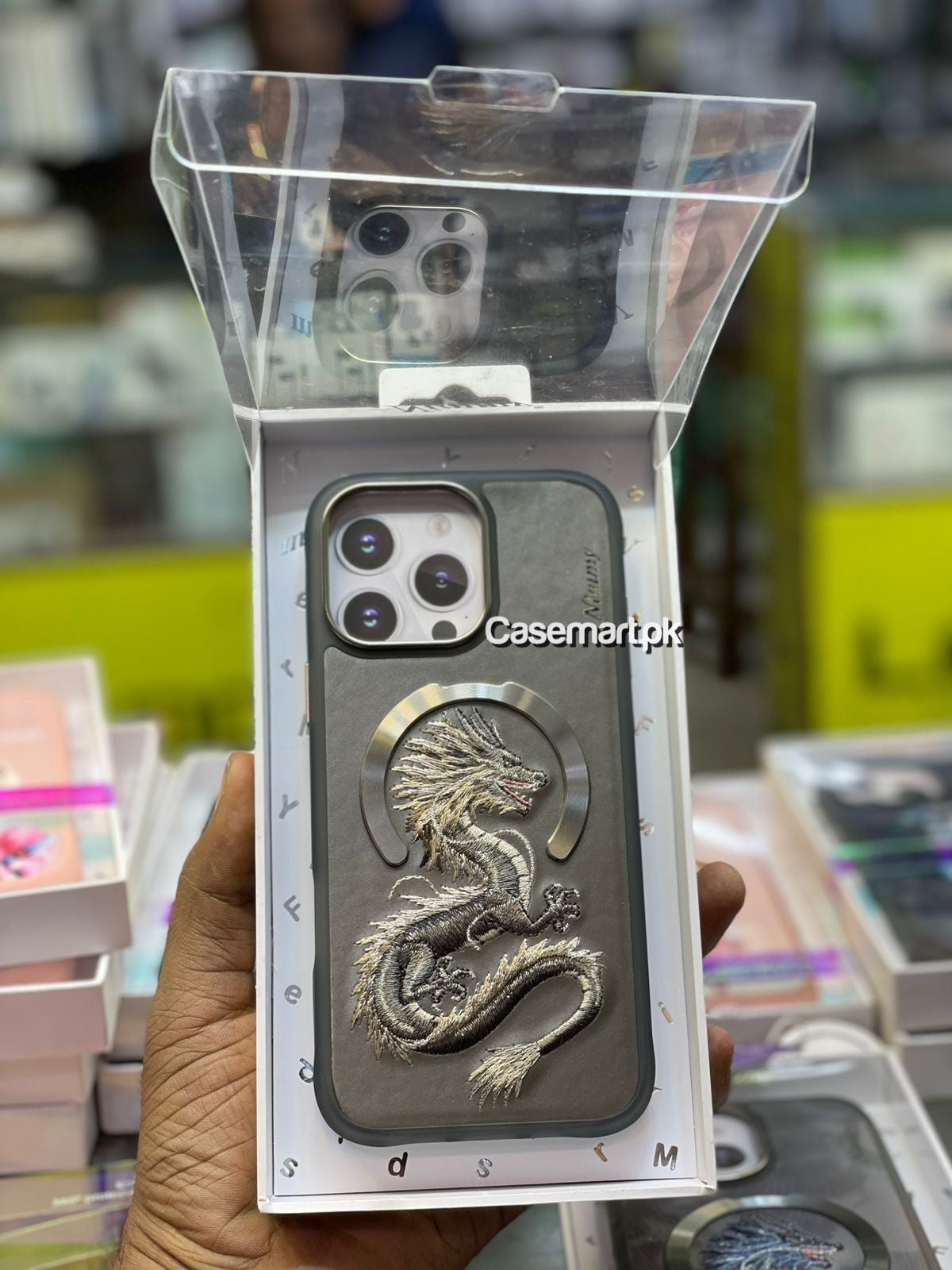 Nimmy original fantasy animal case finewoven+magsafe for Apple iPhone 16 pro max