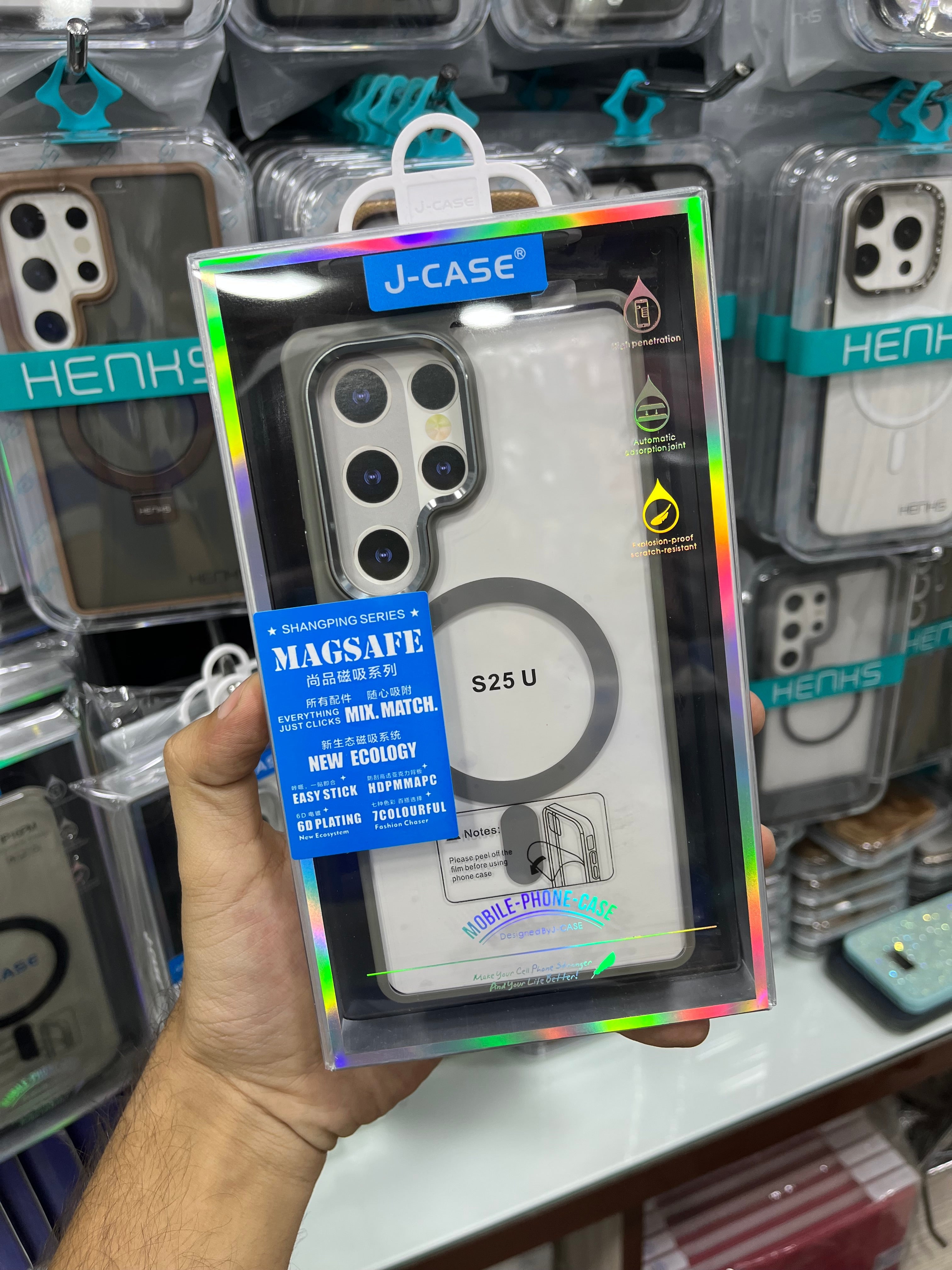 J case border MagSafe case for Samsung s25 ultra