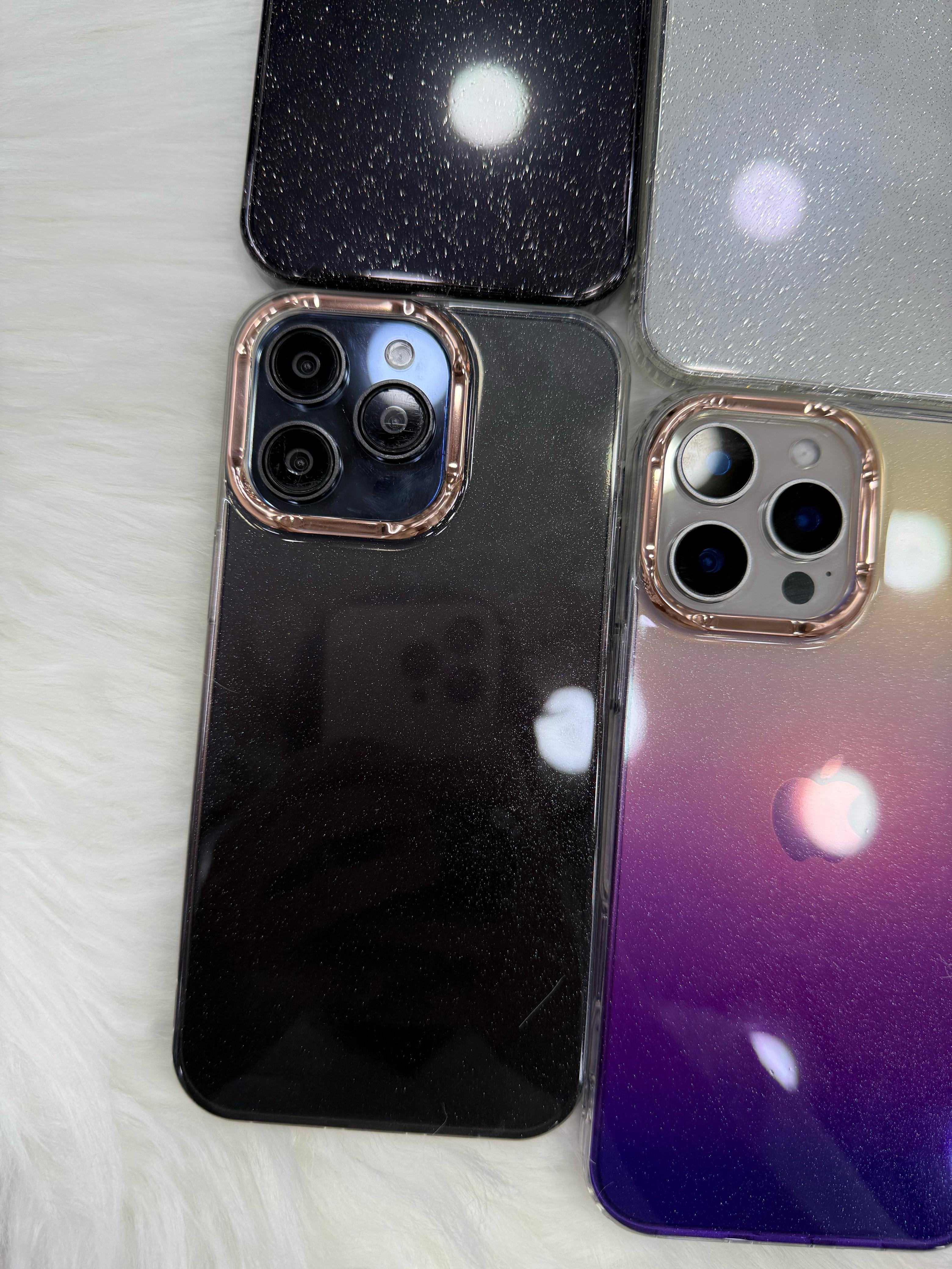 shimmer glitter case