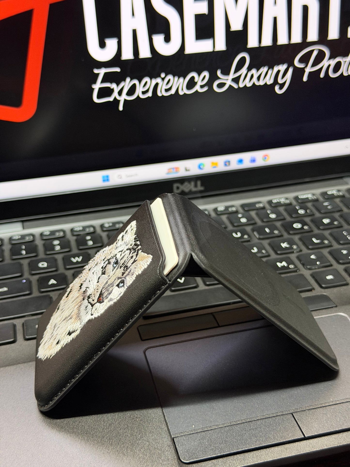 Polo Embroidered MagSafe Stand Wallet - Santa Barbara Savanna Series