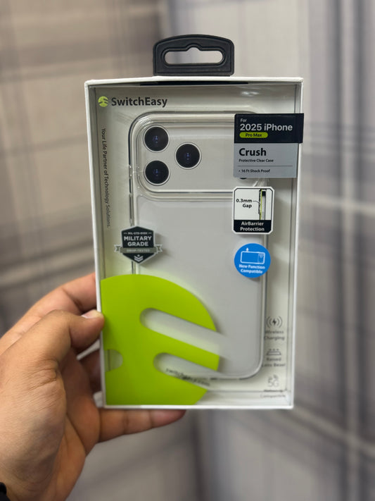 SwitchEasy Crush Series Clear Case 17 Pro Max