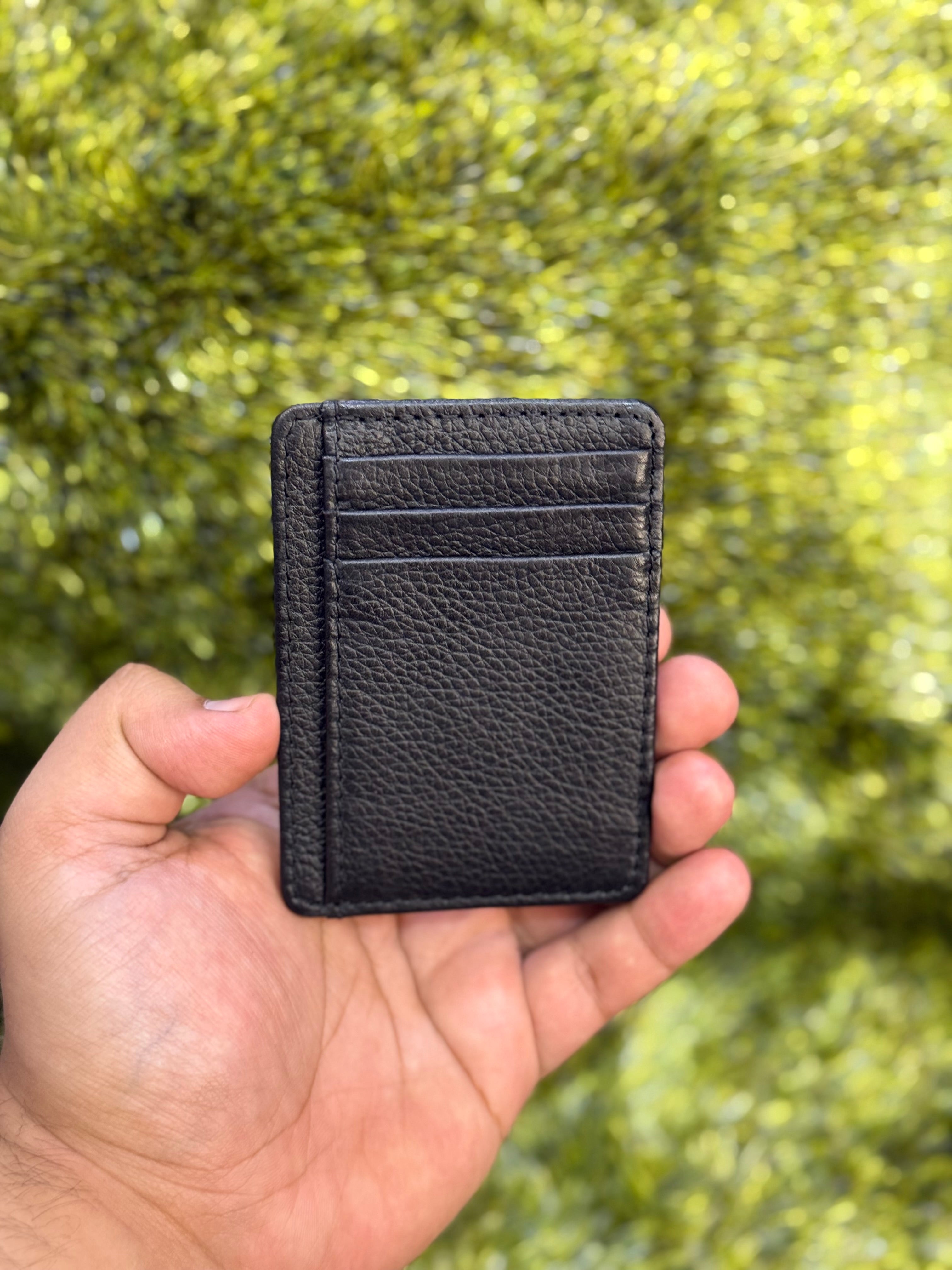 Mini Card Holder Wallet Black