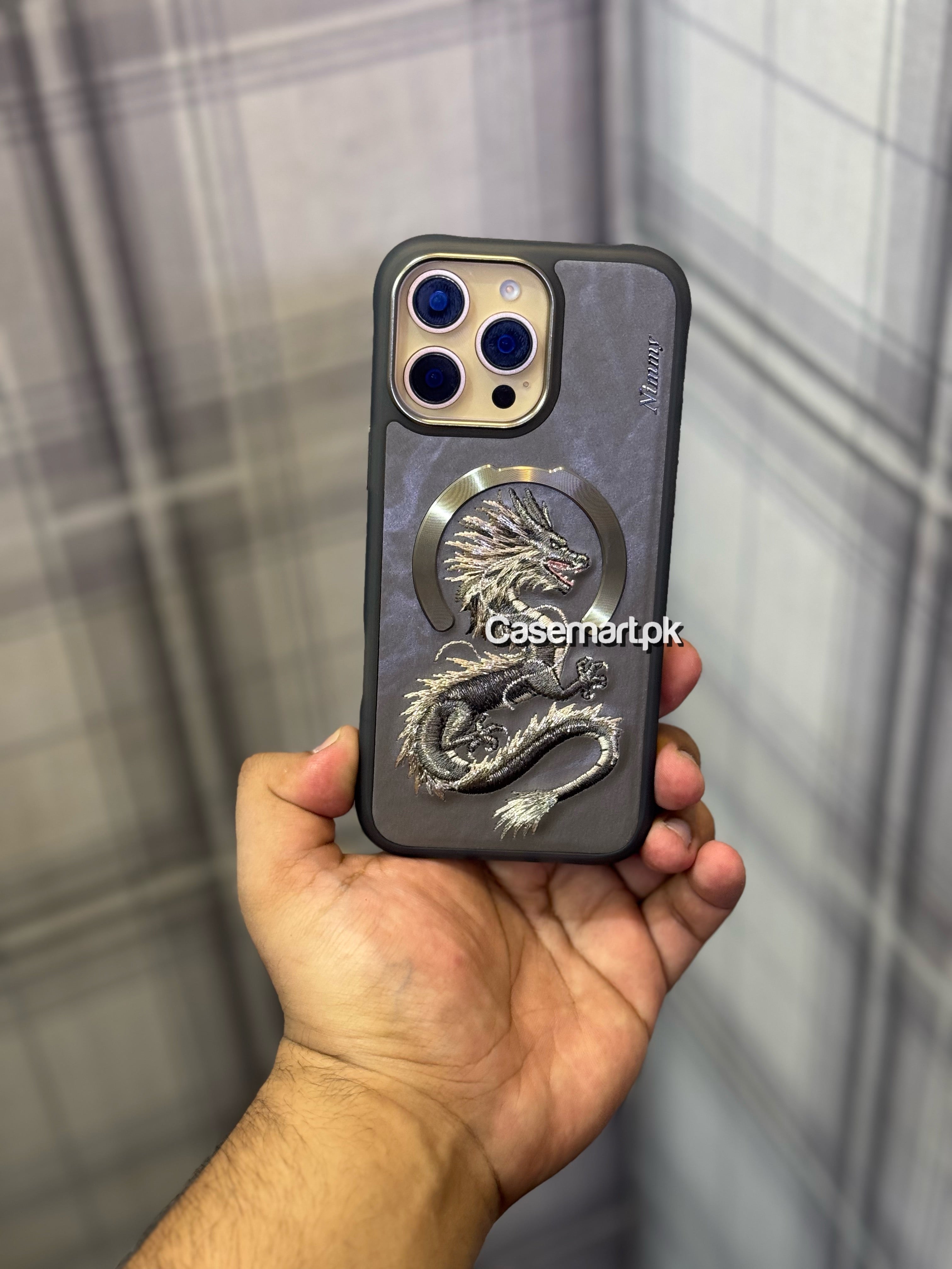 Nimmy original fantasy animal case finewoven+magsafe for Apple iPhone 16 pro max