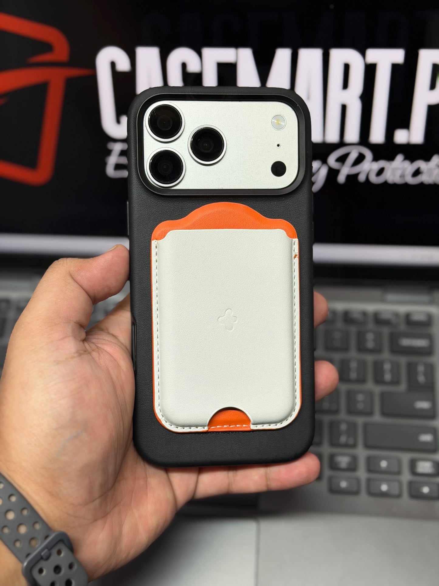 Spigen Nano Pop Leather MagSafe Wallet - Mag Fit Two-Tone Style Card Holder