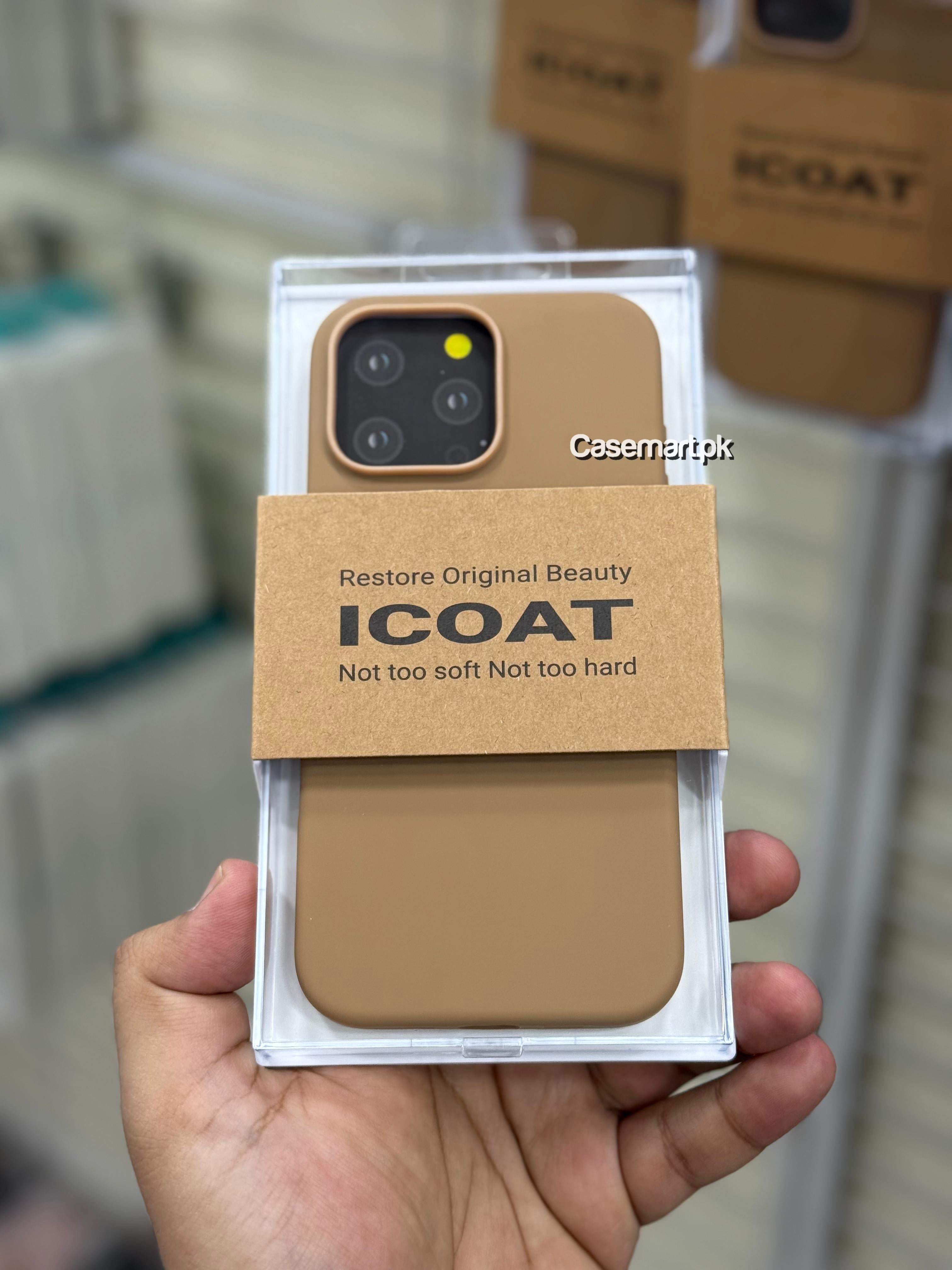 KDOO Icoat magsafe silicone case desert titanium iphone 16 pro max