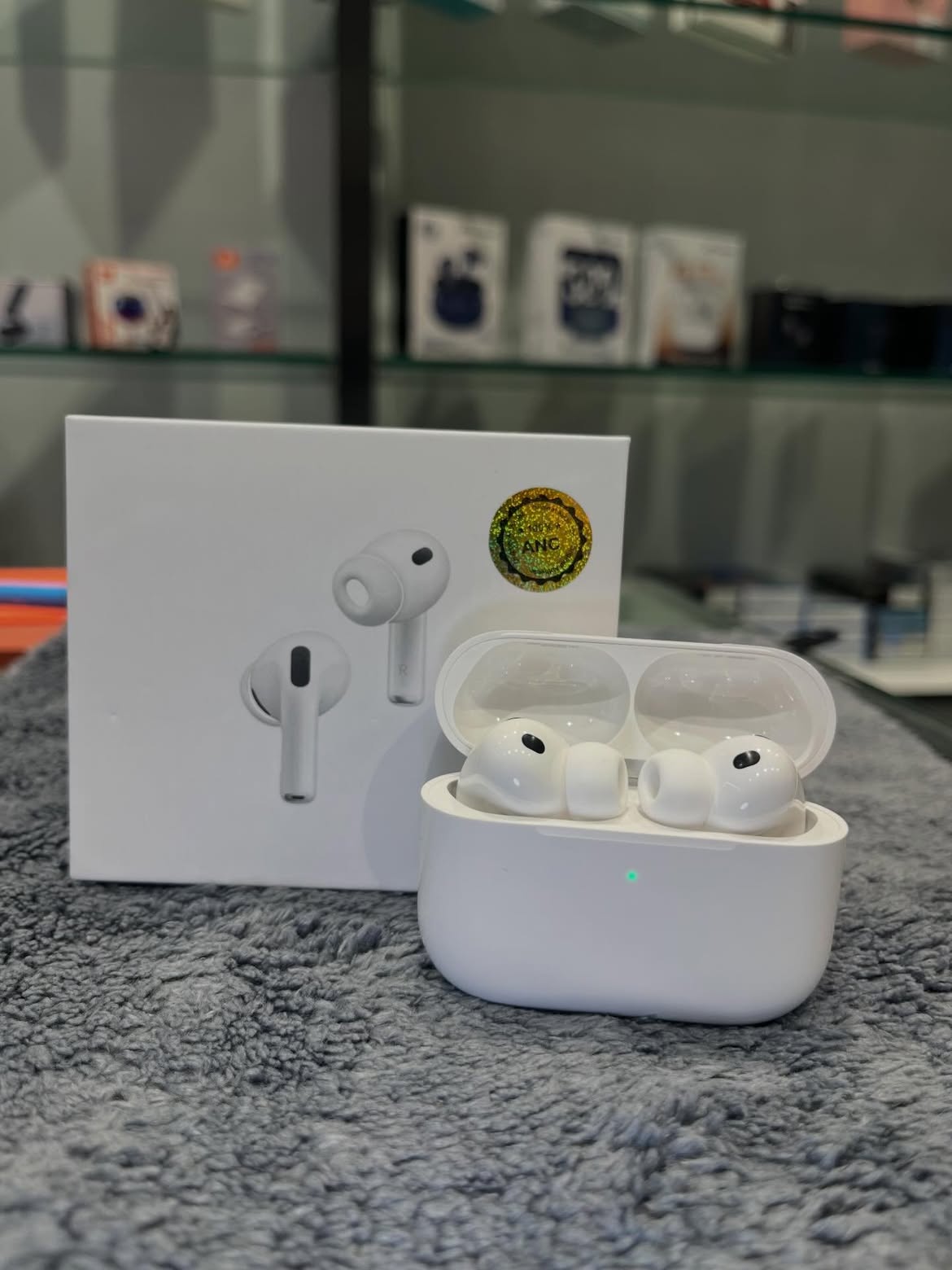 Apple AirPods Pro 3 ANC - Third Gen Platinum Copy With Active Noice Cancellation & Transparency Mode Working