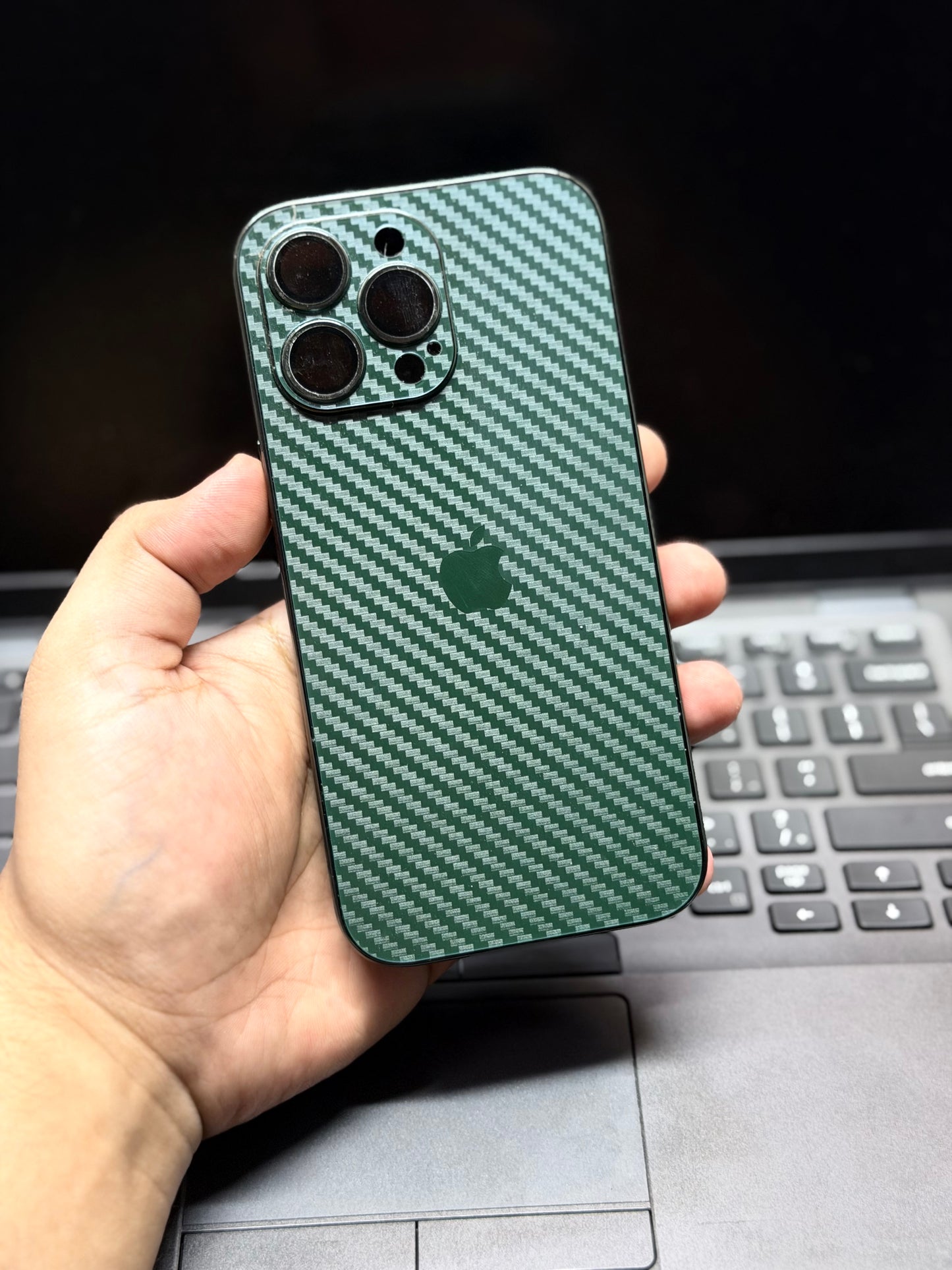 Carbon Texture case with Camera Protection 14 pro max