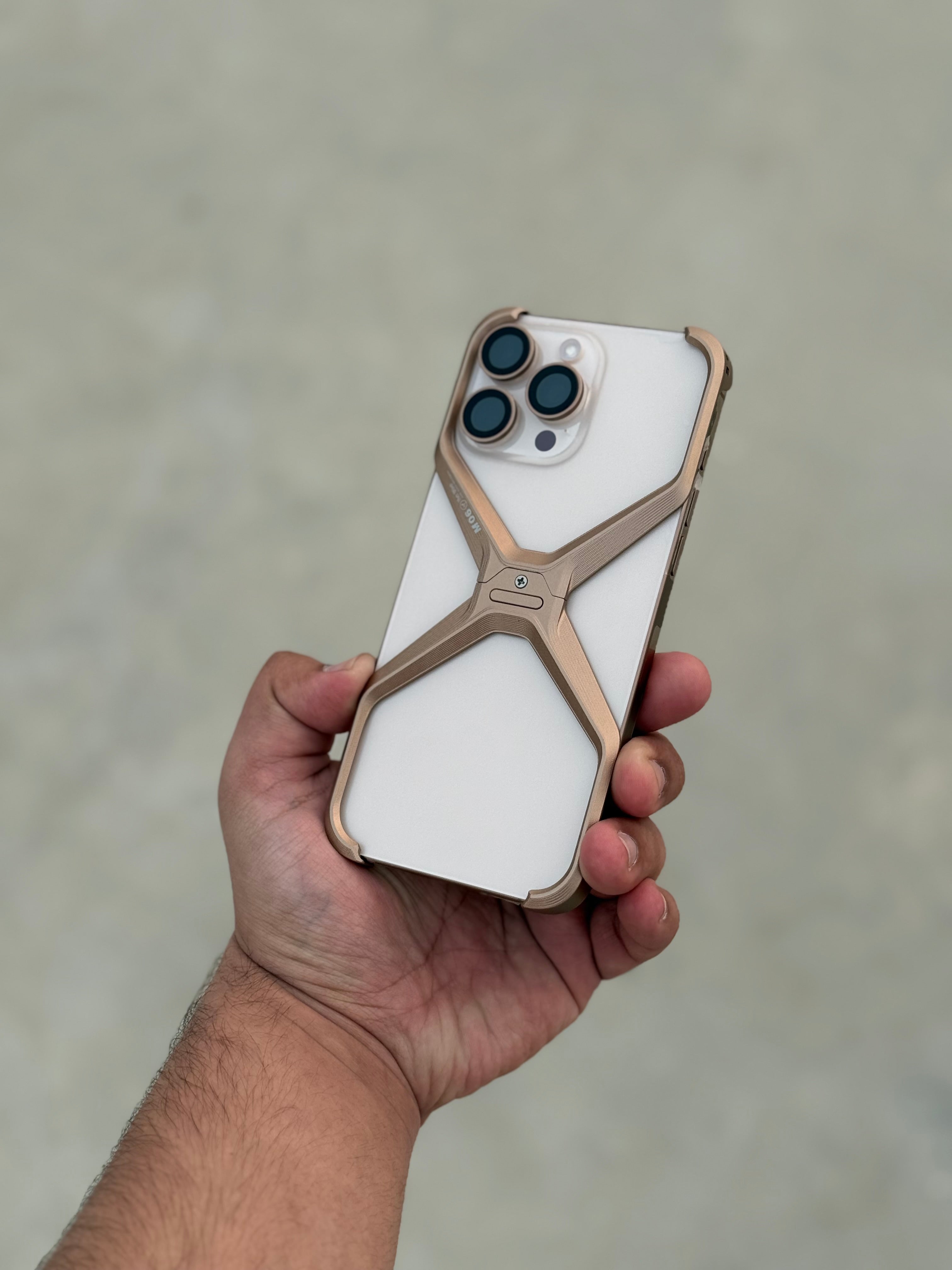 Metal Luxury Aluminum X Case in Desert 16 Pro Max
