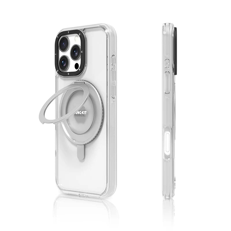 YoungKit Clear Spin Stand Case 16 Pro Max