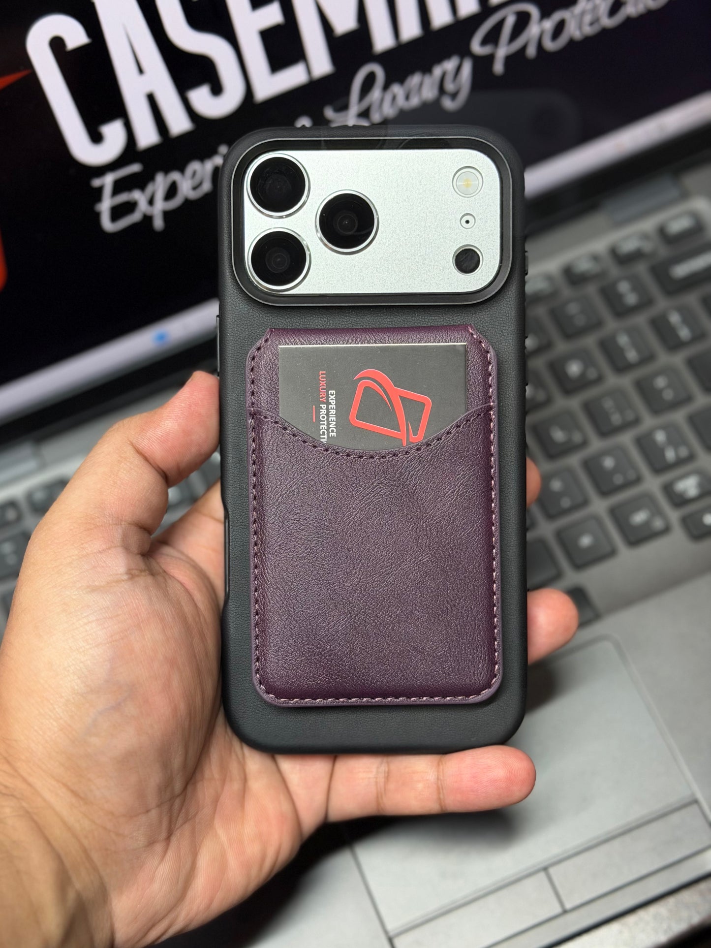 Flip Leather MagSafe Wallet with Stand
