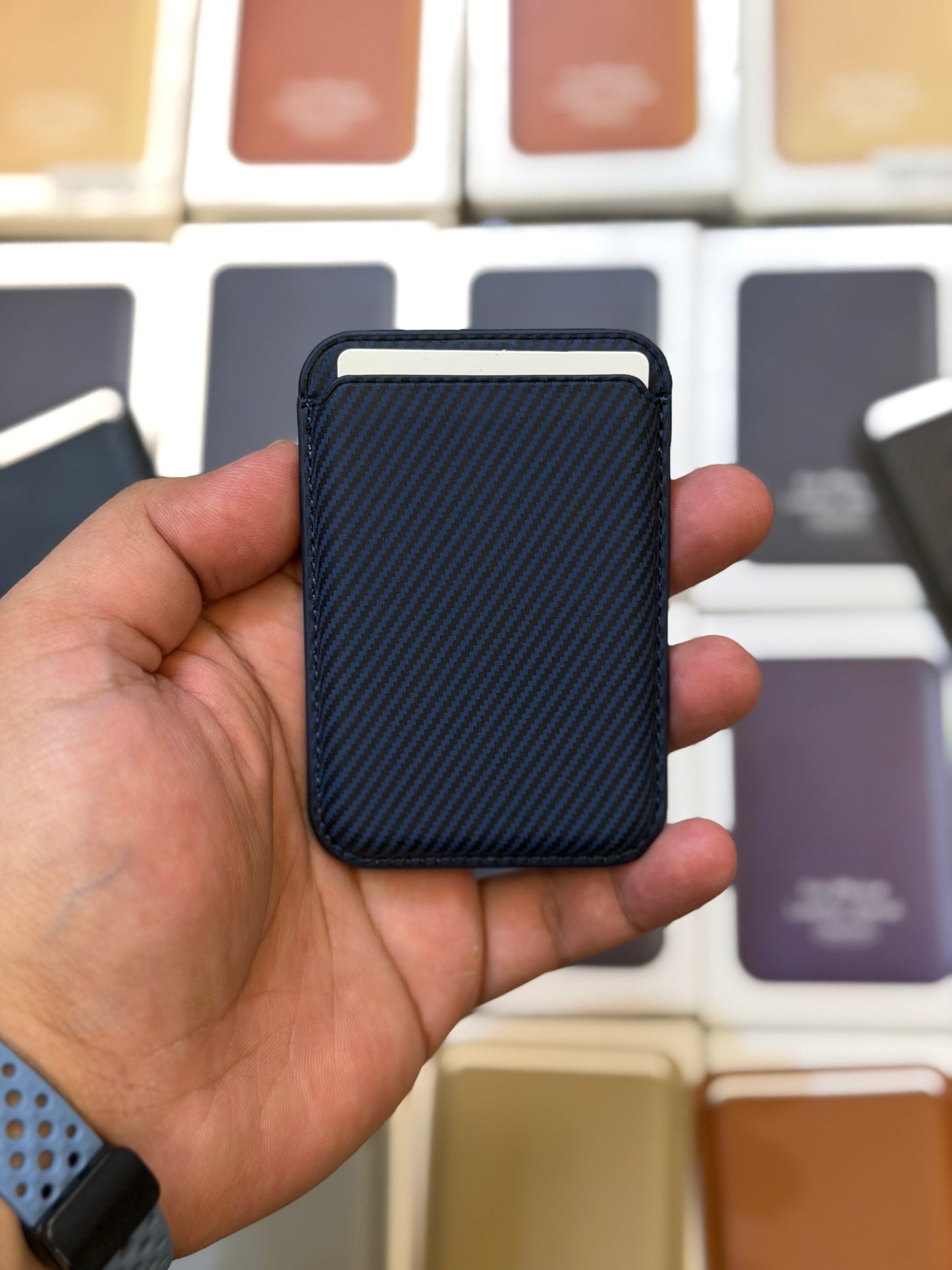Carbon Fibre MagSafe Card Wallet