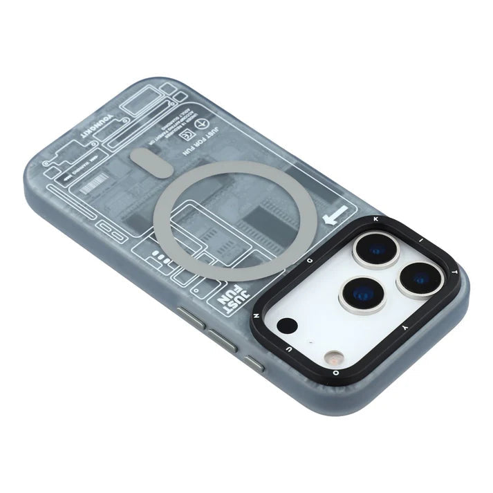 YOUNGKIT Technology Series Matte Finish Cover with Magsafe for iPhone 17 Pro Max