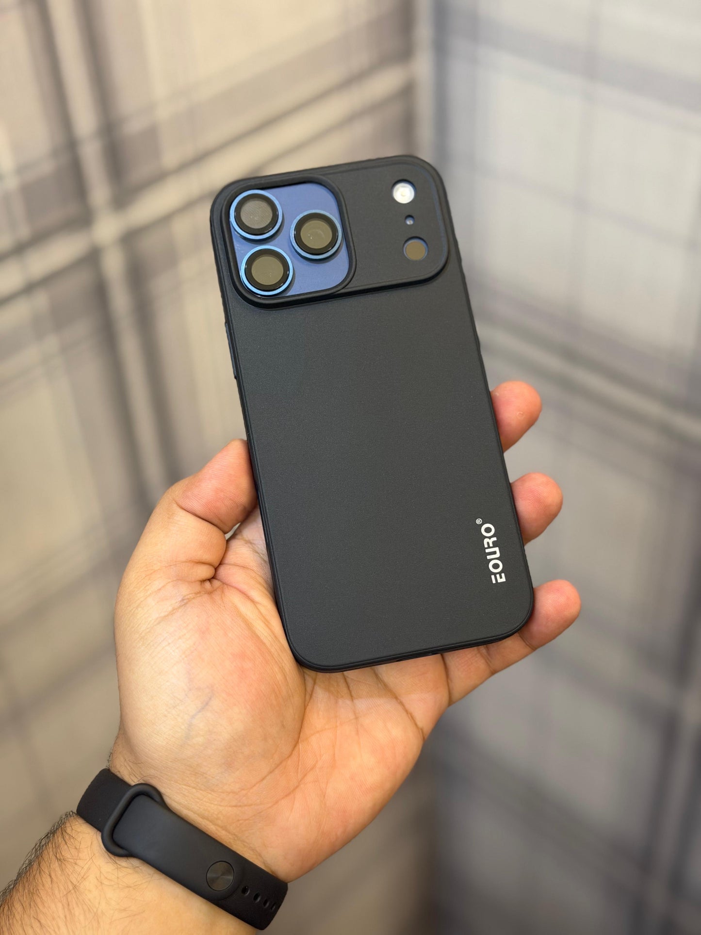 Eouro Silicone Black iPhone 17 pro max Soft
