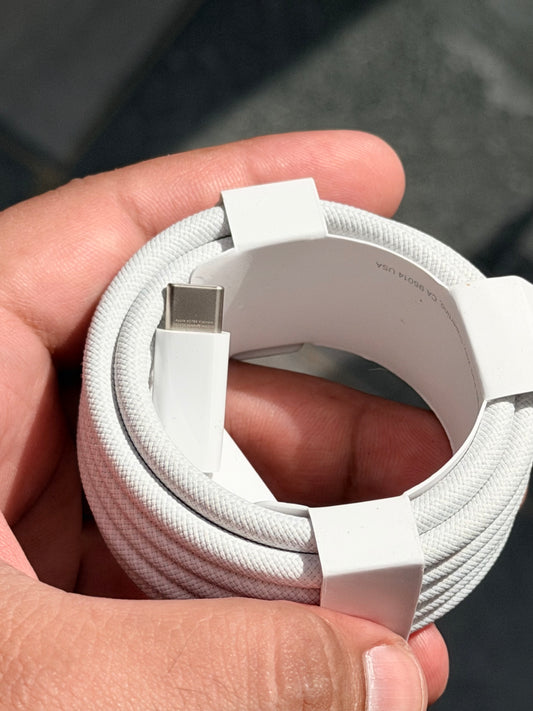 Apple 240W Type USB-C to C 2 Meter Original Box Pulled Cable for iPhone 15,16,17,18 Series & iPad & MacBook - 2M Fast Charging 100% Genuine